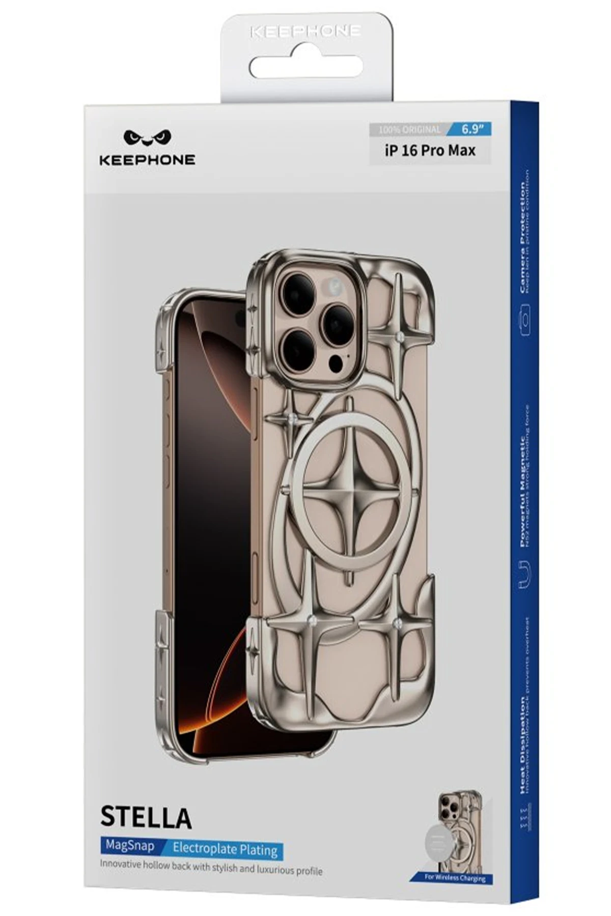 Keephone iPhone 16 Pro Stella Magsafe Kılıf