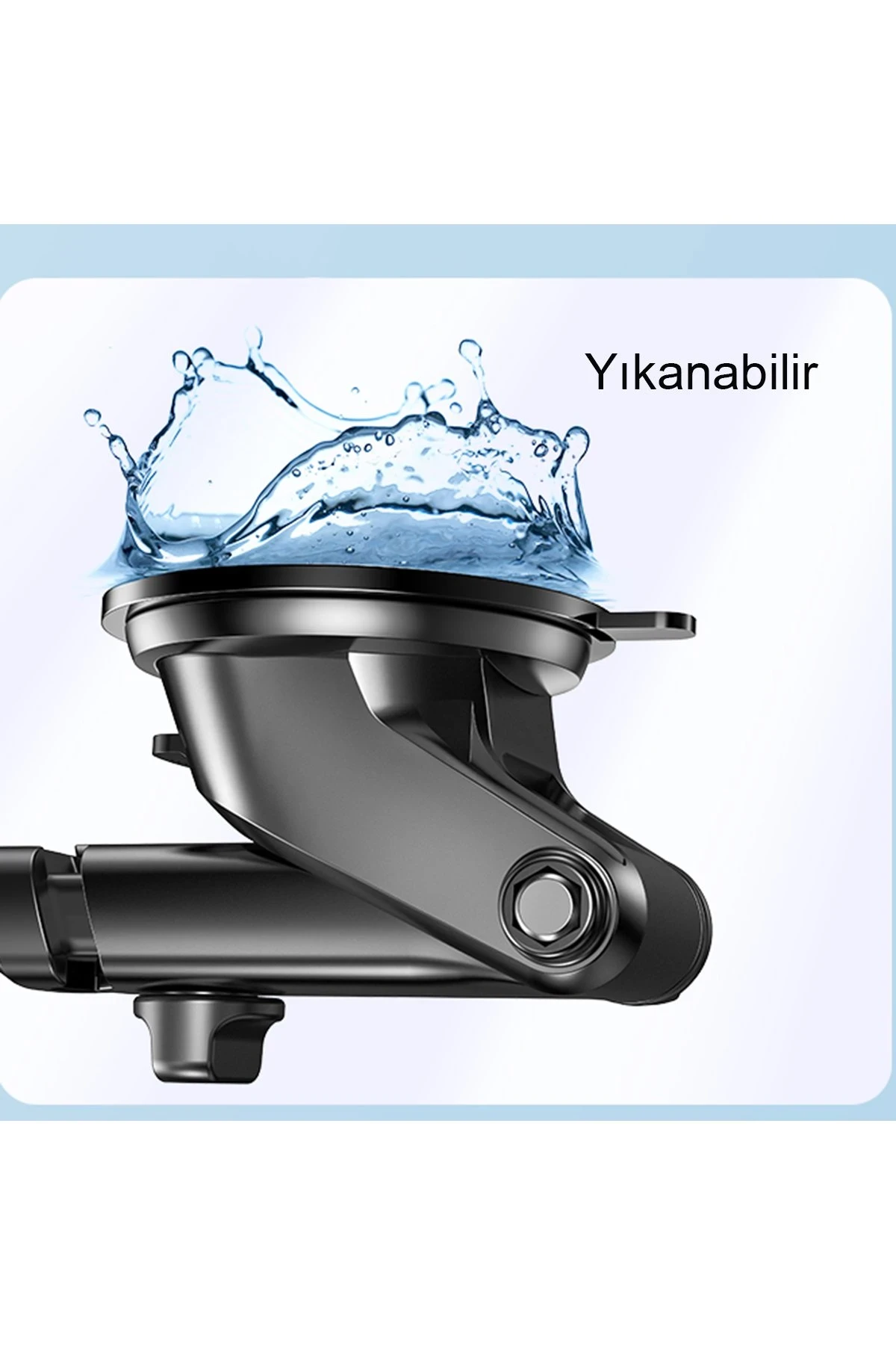 Yesido C187 2in1 Izgara Klipsli ve Yapışkanlı Ayarlanabilir 15W Kablosuz Şarjlı Araç Tutucu