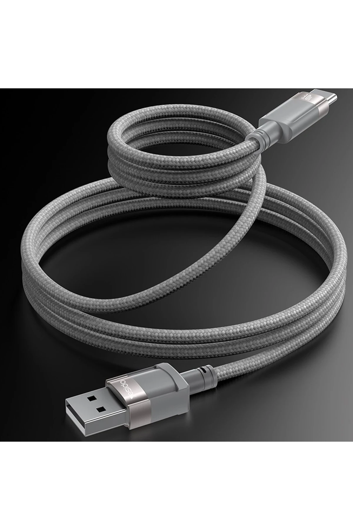 Yesido CA173 1M 60W USB to Type-C Manyetik Katlanma Özellikli PD Hızlı Şarj Kablosu
