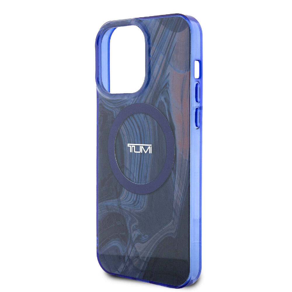Apple iPhone 15 Pro Max Kılıf TUMI Orjinal Lisanslı M-safe Şarj Özellikli PC TPU Çift Katmanlı Sıvı Baskılı Kapak