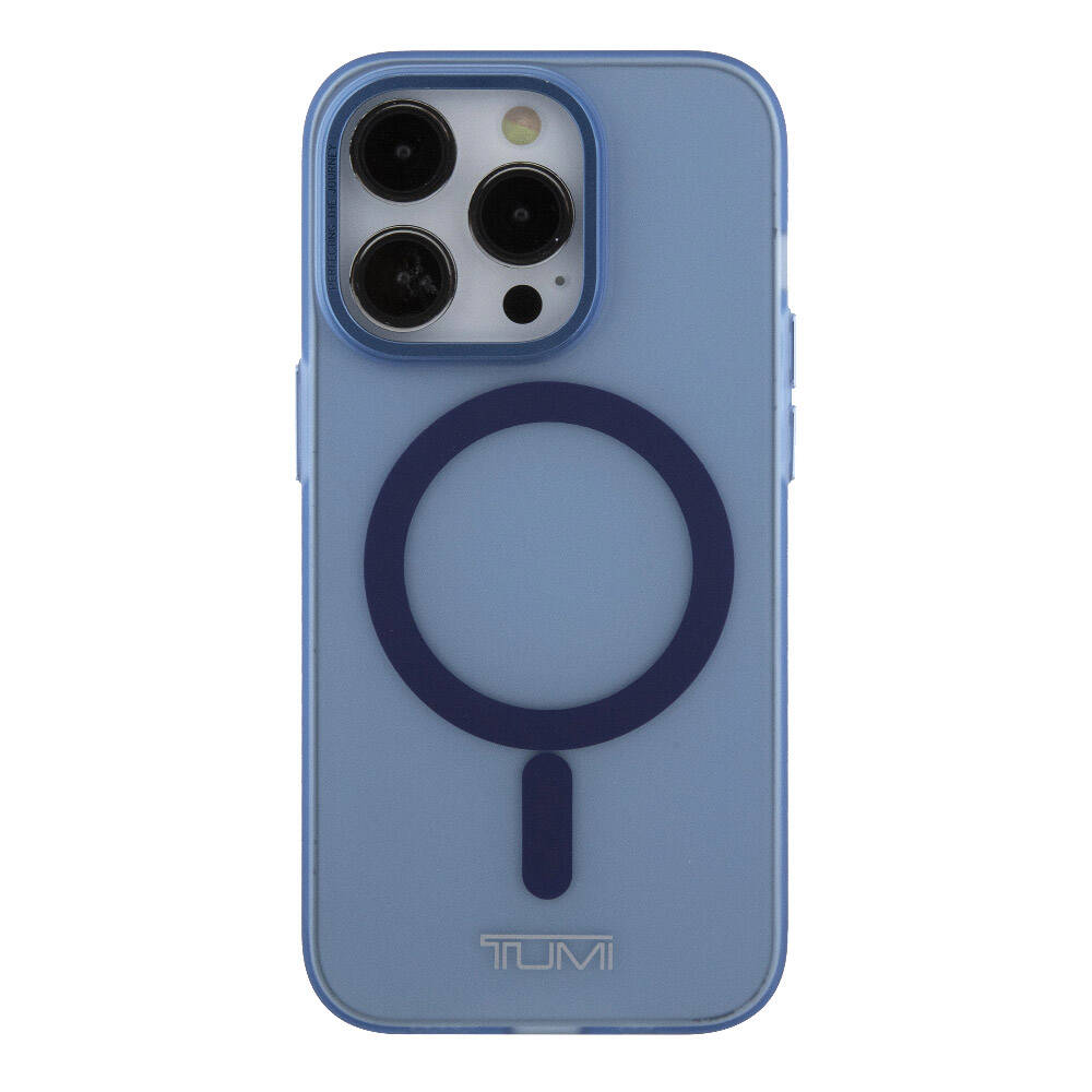 Apple iPhone 15 Pro Kılıf TUMI Orjinal Lisanslı M-safe Şarj Özellikli Buzlu Mat Kapak