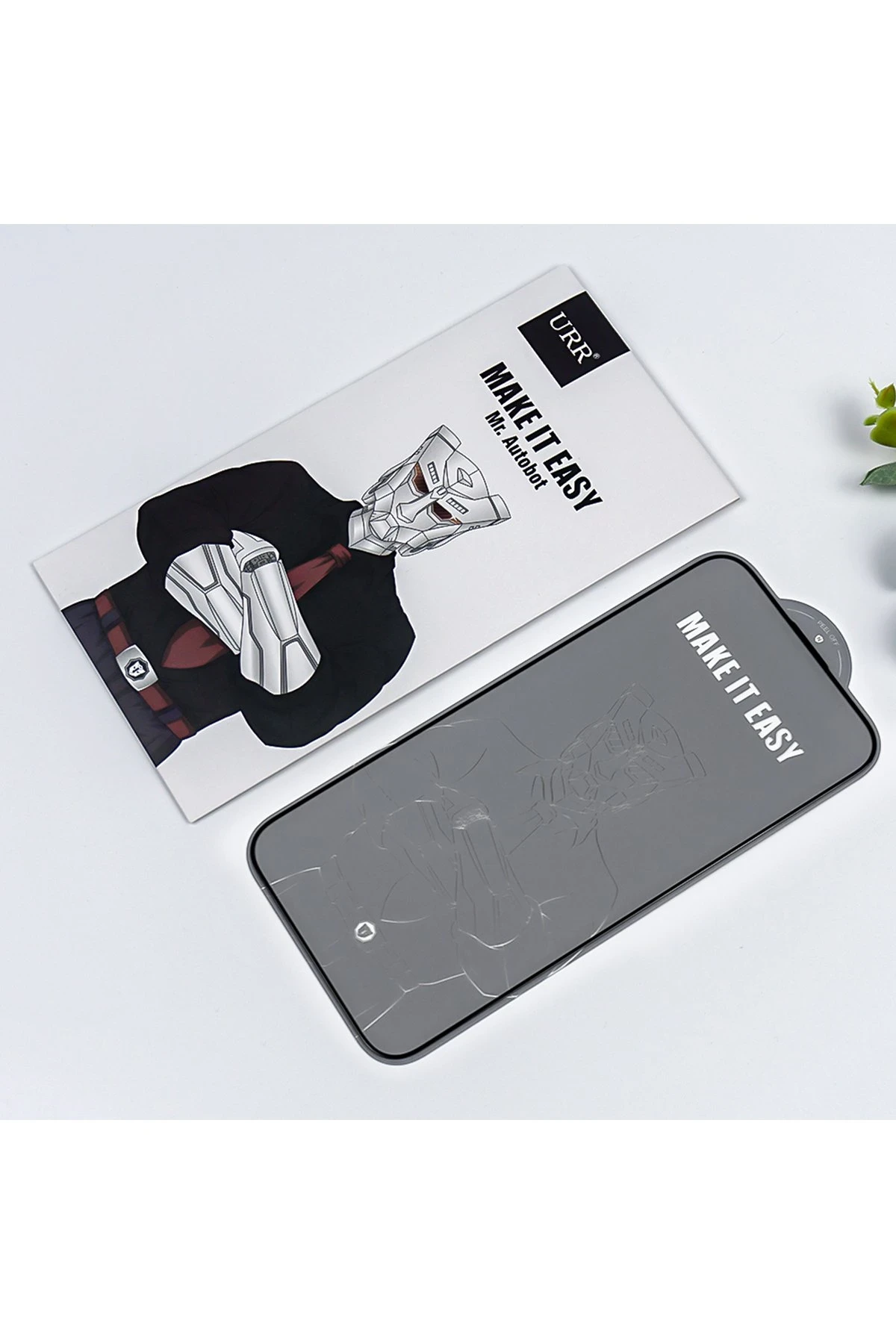 URR iPhone 15 Pro Max 3D Resin Edge Cam Ekran Koruyucu