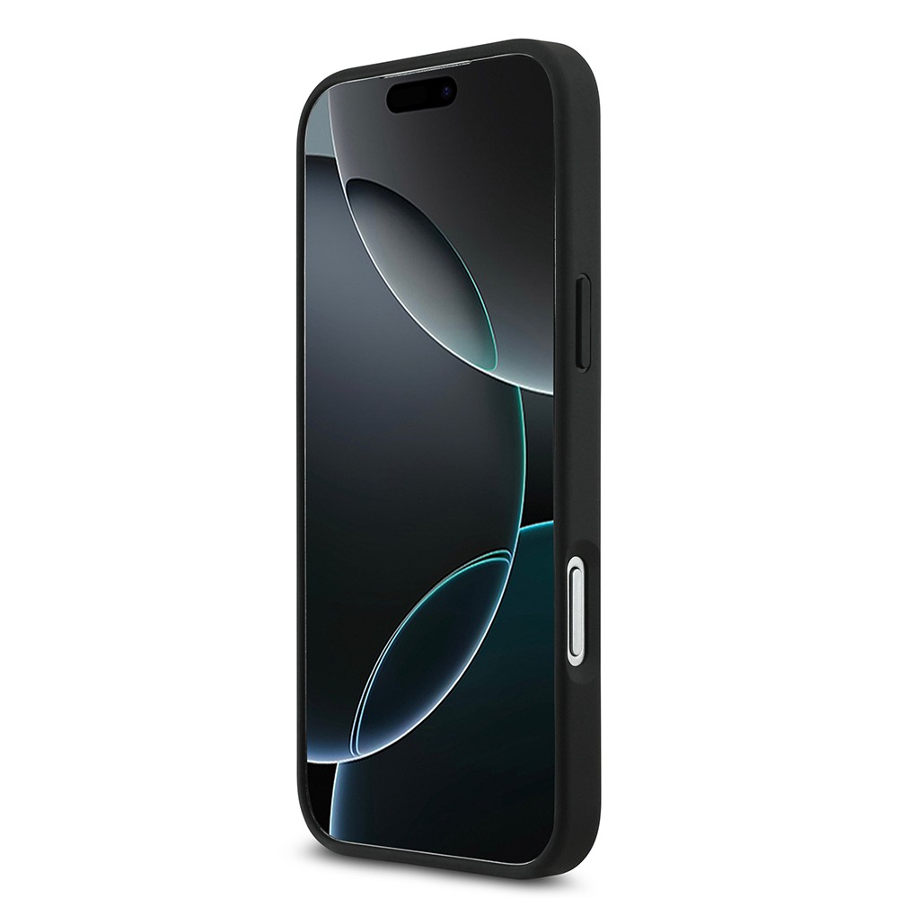 Apple iPhone 17 Pro Max Kılıf Lacoste Orjinal Lisanslı M-safe Şarj Özellikli PU Pike Desenli Metal Logolu Kartlıklı Kapak