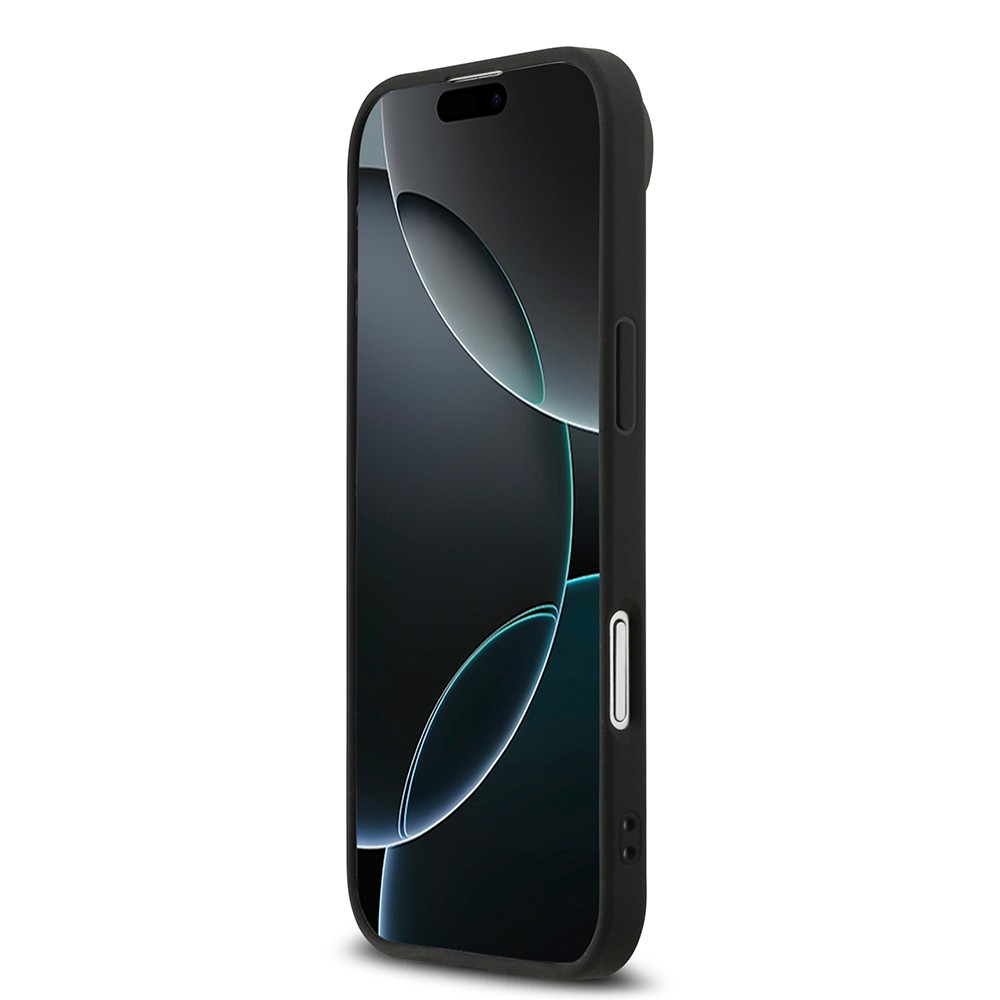 Apple iPhone 17 Air Kılıf DKNY Orjinal Lisanslı M-safe Şarj Özellikli 3D Yazılı Grid Pattern Kapak