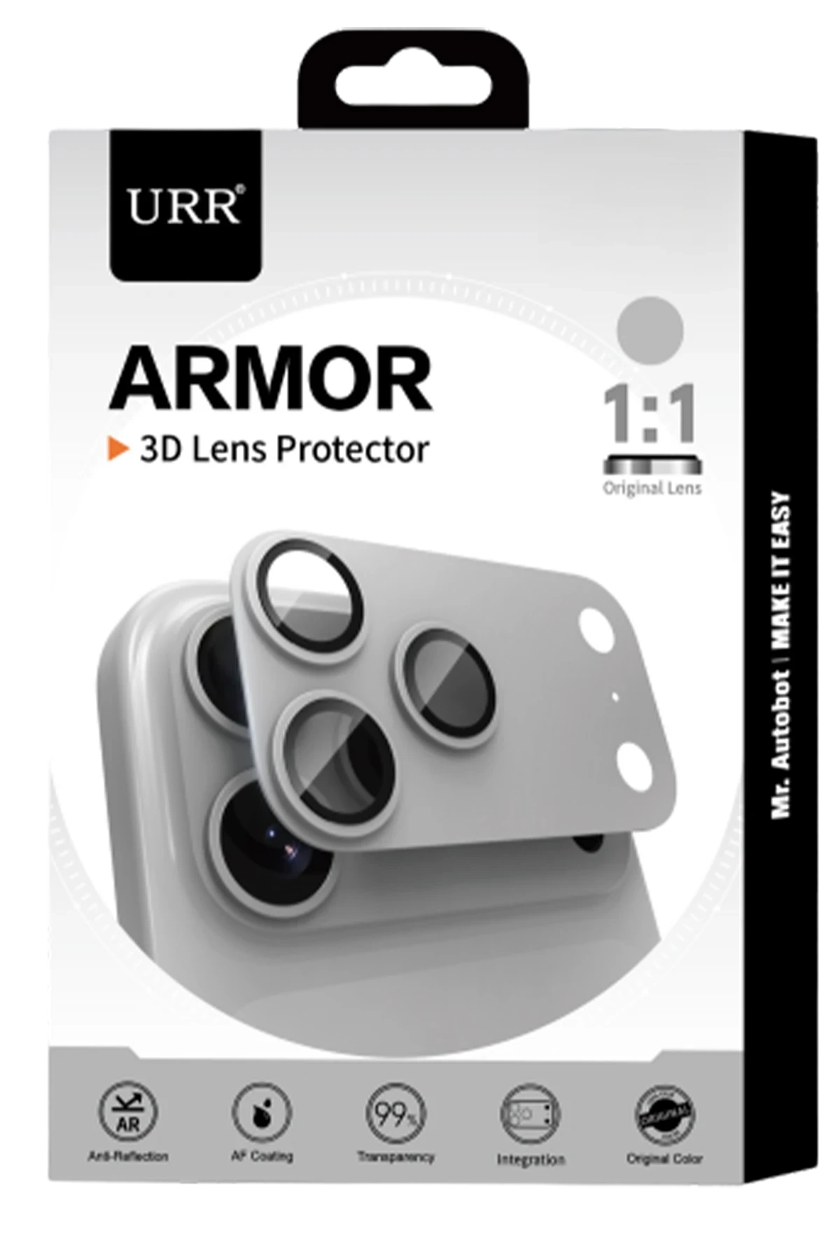 URR Apple iPhone 17 Pro Armor 3D Kamera Lens Koruyucu
