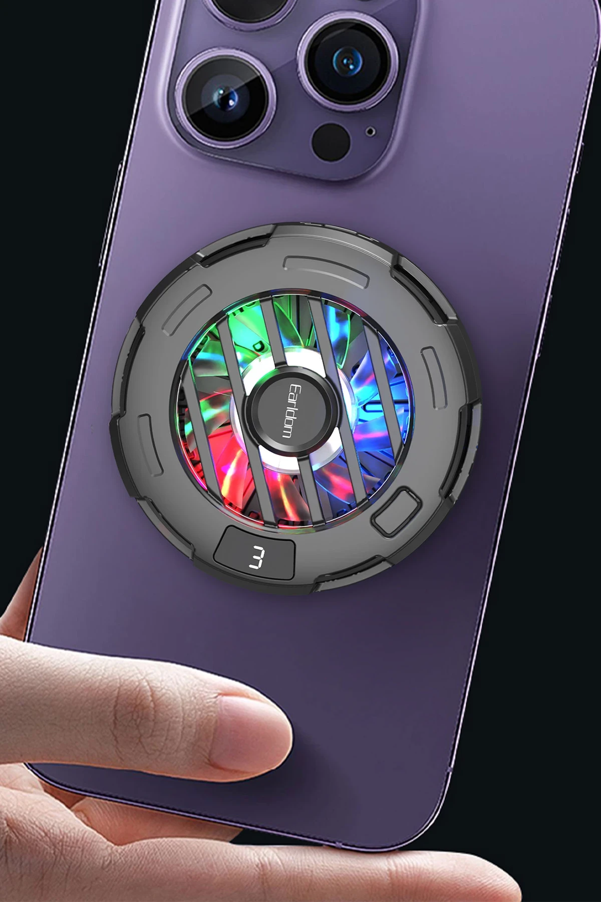 Earldom F19 Radyatör Telefon Soğutucu Manyetik Fan