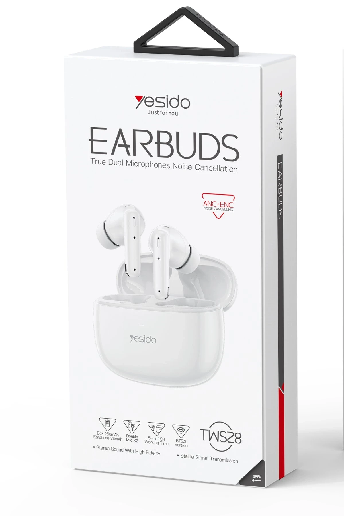 Yesido TWS28 Aktif Gürültü Engelleyici Özellikli BT 5.3 Kablosuz Airpods Kulaklık