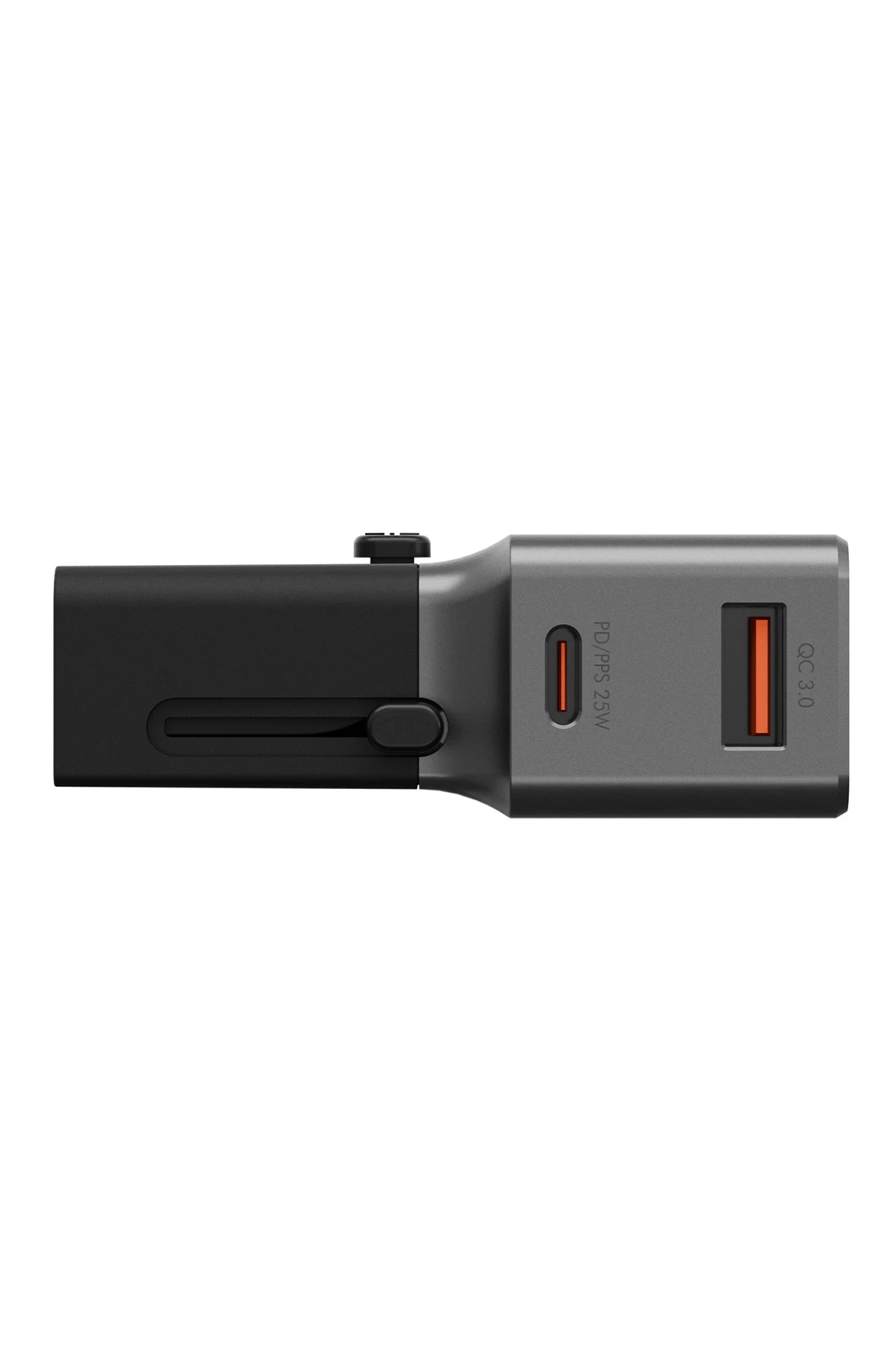 Energea TravelWorld Universal 1 Adet 25W Type-C ve 1 Adet 18W USB 3.0 Çıkışlı Hızlı Şarj Aleti