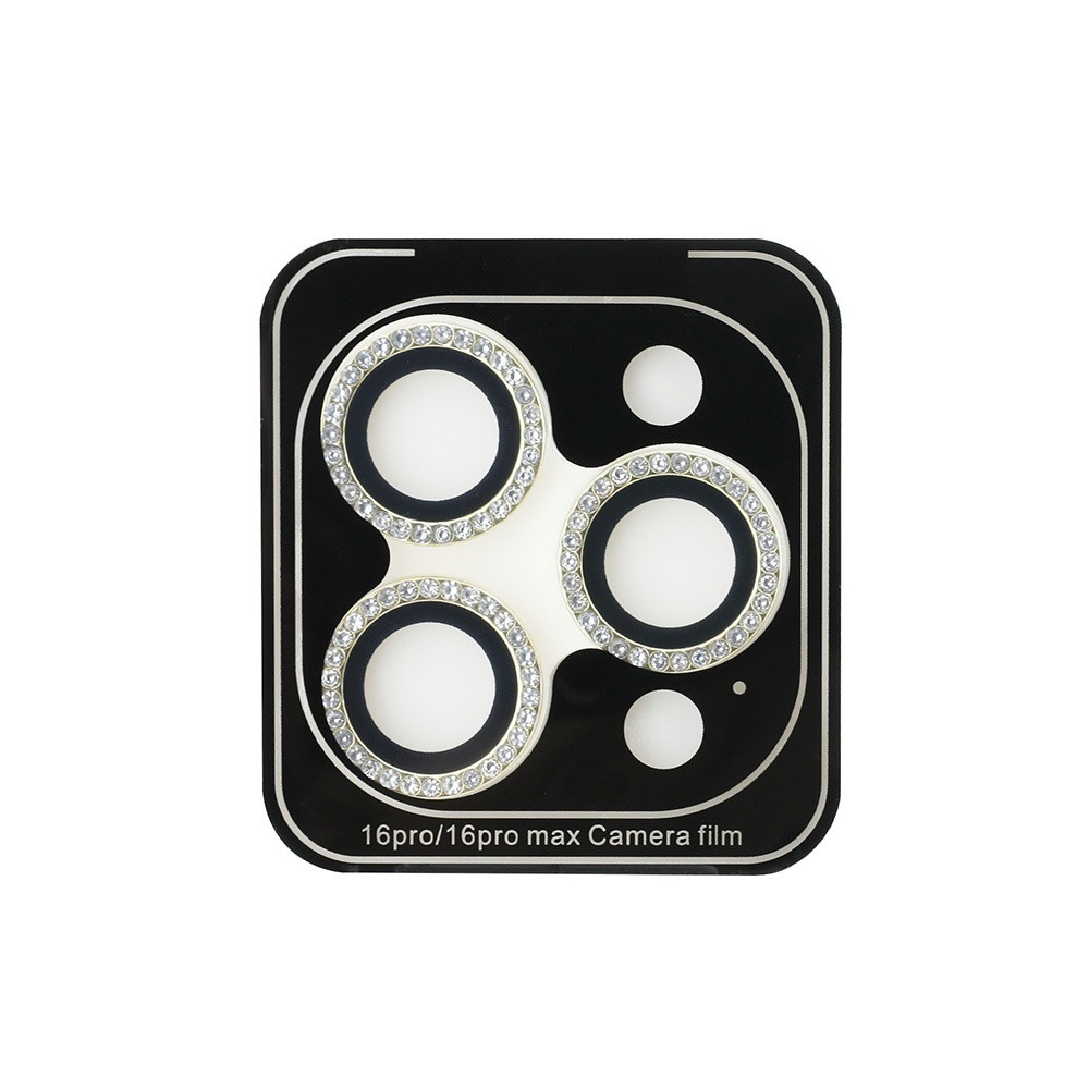 Apple iPhone 17 Pro Max Guess Orjinal Lisanslı Rhinestone Taşlı Lens Koruyucu