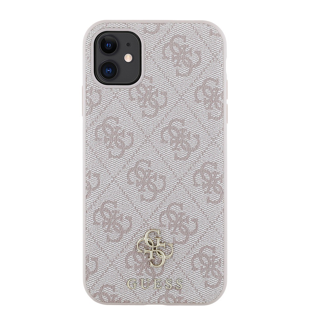 Apple iPhone 11 Kılıf Guess Orjinal Lisanslı M-safe Şarj Özellikli Small 4G Classic Kapak
