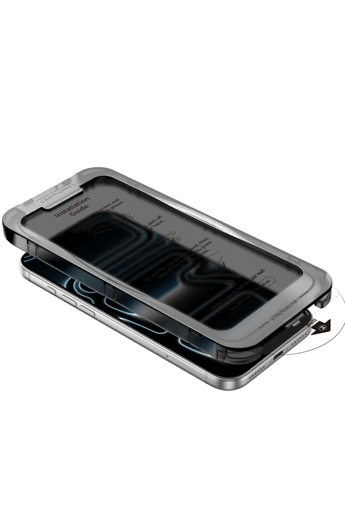 Keephone Apple iPhone 17 EasyFit Hayalet Cam Ekran Koruyucu