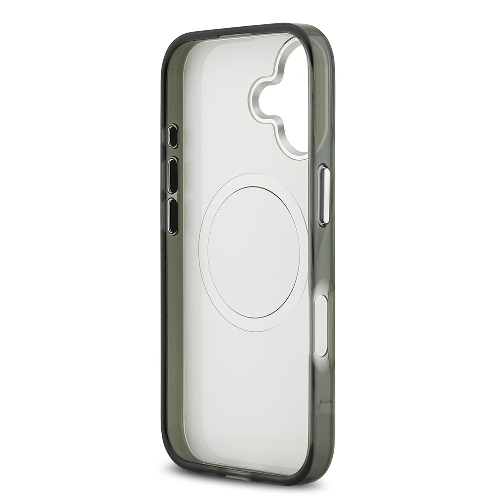 Apple iPhone 17 Kılıf Mercedes Benz Orjinal Lisanslı M-safe Şarj Özellikli Çift Katmanlı PC Nostaljik Yıldız Dizayn Kapak