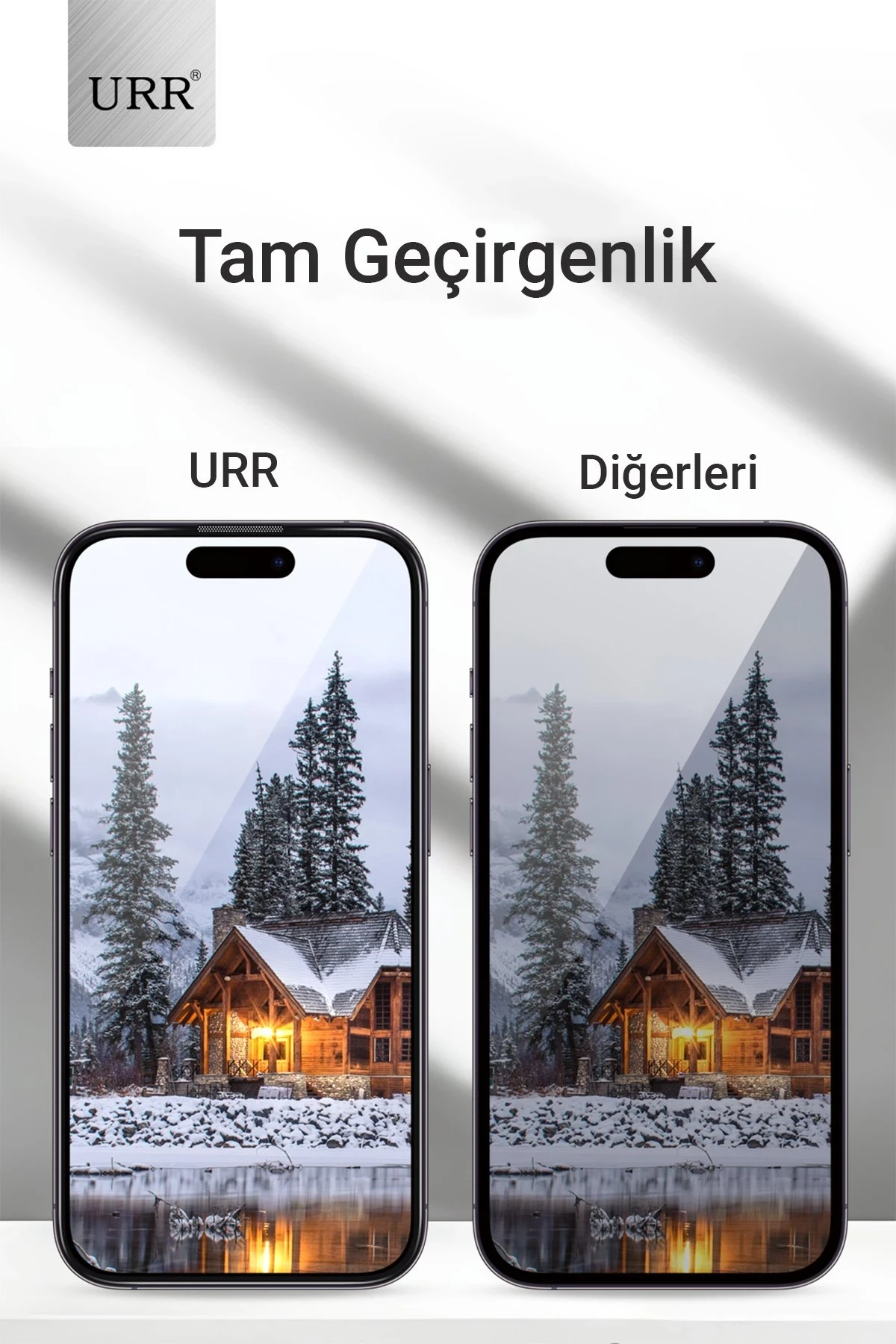 URR iPhone 14 Pro Max HD Privacy Cam Ekran Koruyucu