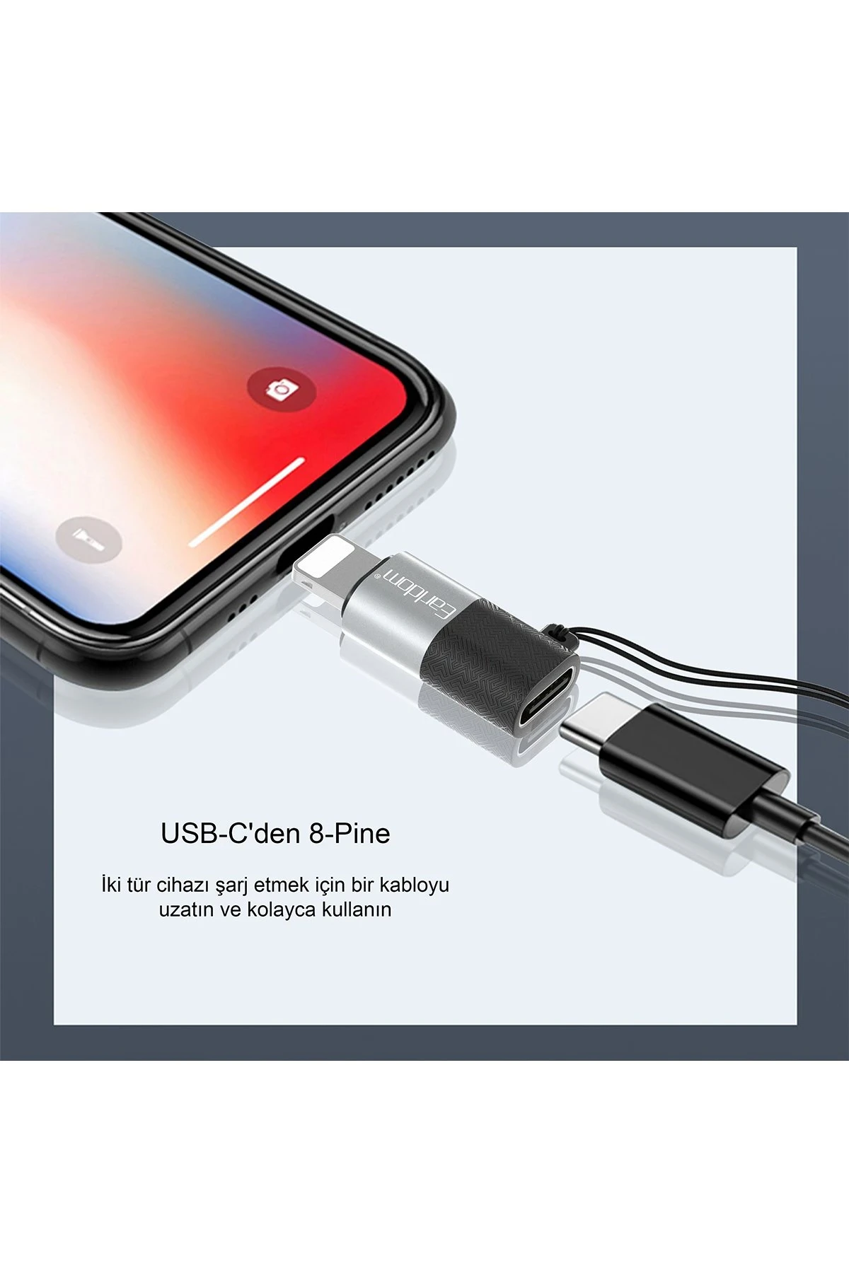 Earldom TC17 Tak Çalıştır Lightning to Type-C Dönüştürücü