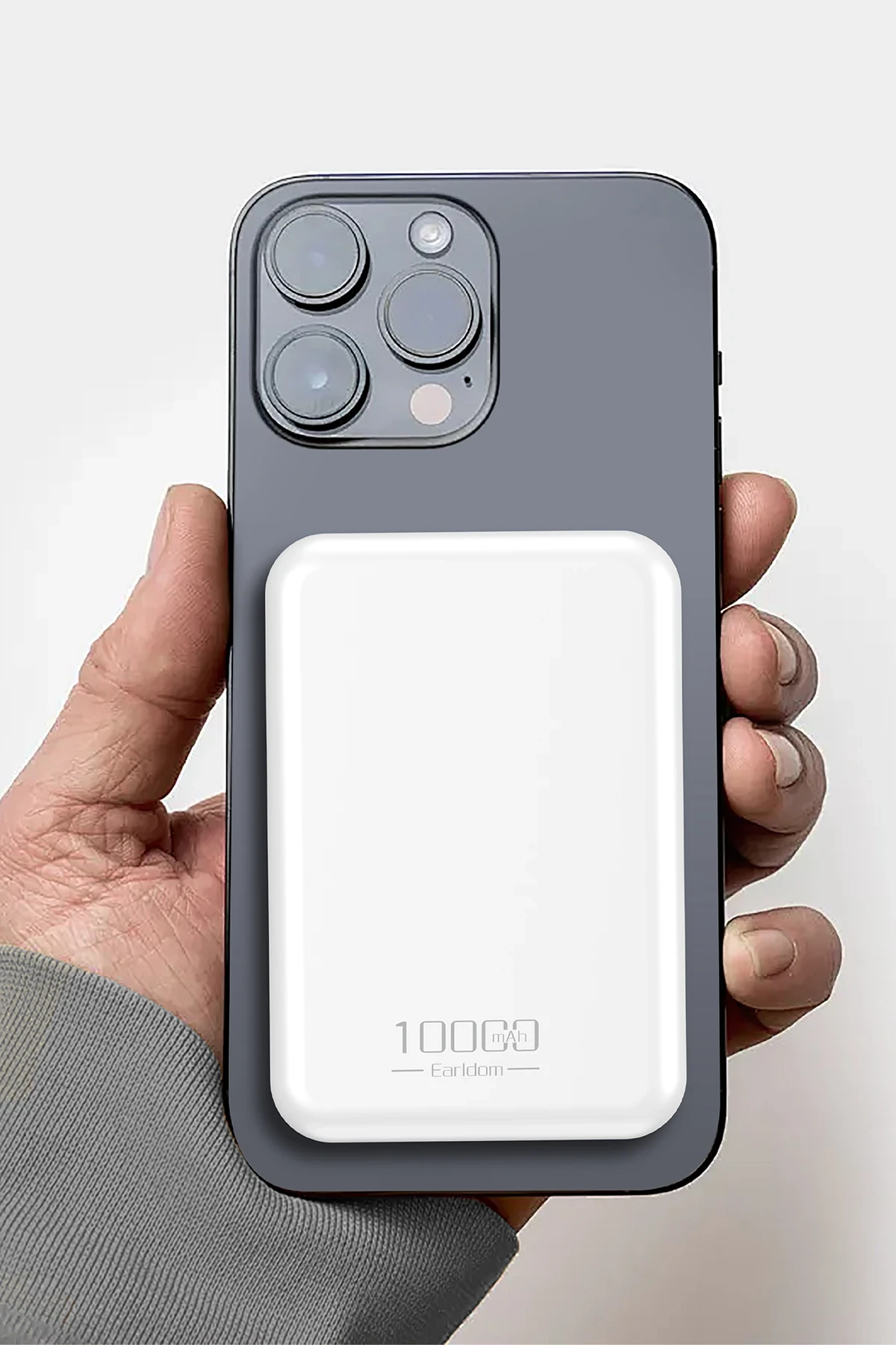 Earldom PD48 10.000 mAh 15W Kablosuz Şarj ve 20W Type-C Çıkışlı PD Hızlı Şarj Powerbank
