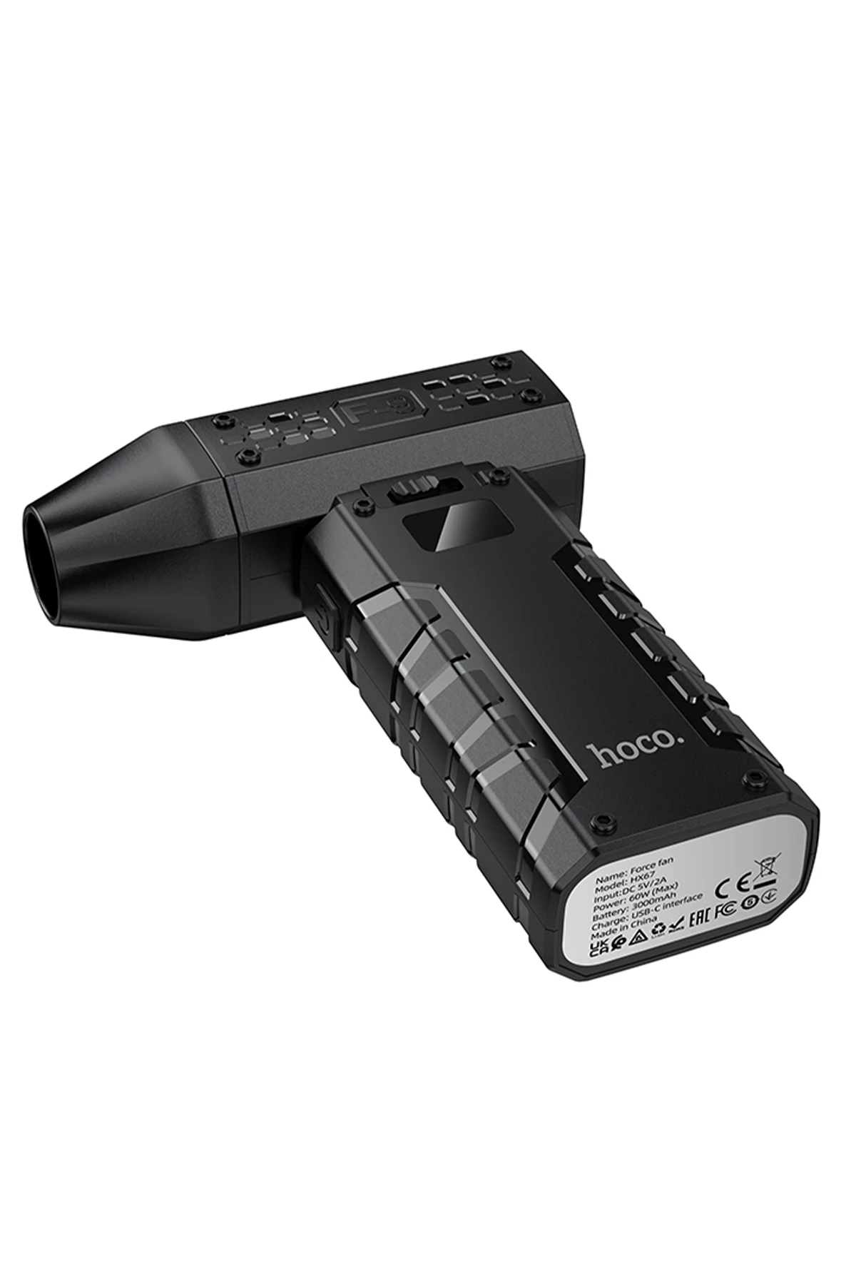 Hoco. HX67 Force Dijital Göstergeli 80.000 RPM Hava Kompresörü
