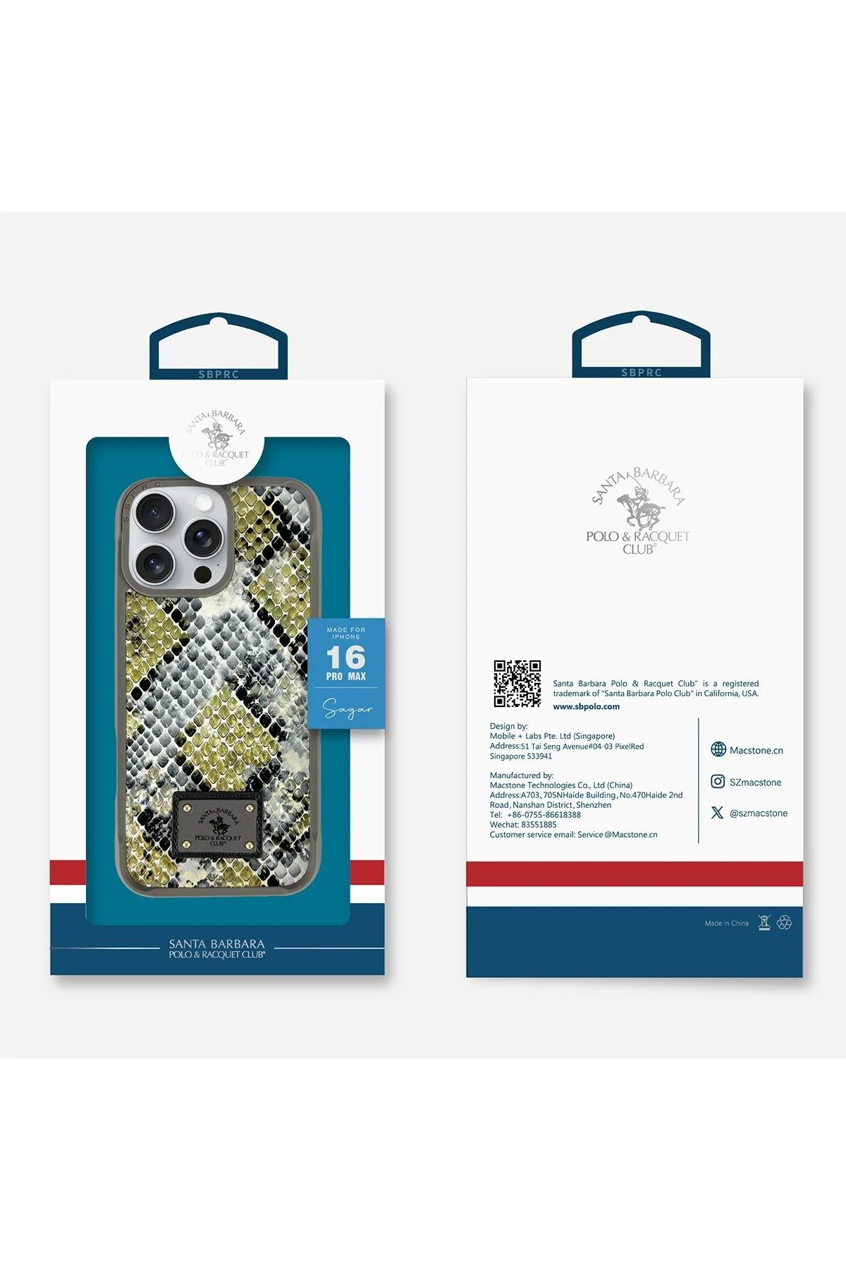 Santa Barbara Polo Racquet Club iPhone 16 Pro Sagar Magsafe Kapak