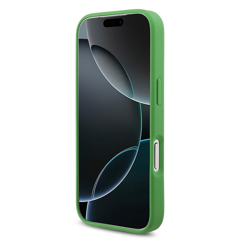 Apple iPhone 17 Pro Kılıf Lacoste Orjinal Lisanslı M-safe Şarj Özellikli PU Pike Desenli Metal Logolu Kartlıklı Kapak