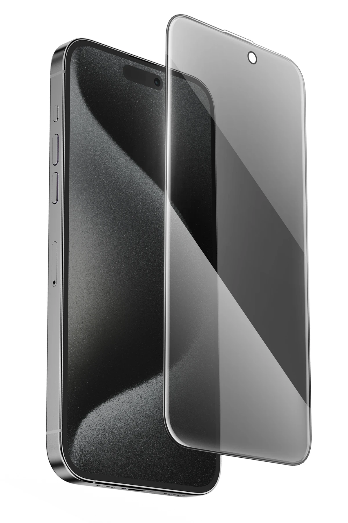 Keephone iPhone 14 Pro UltraCurve Privacy 3D Cam Ekran Koruyucu