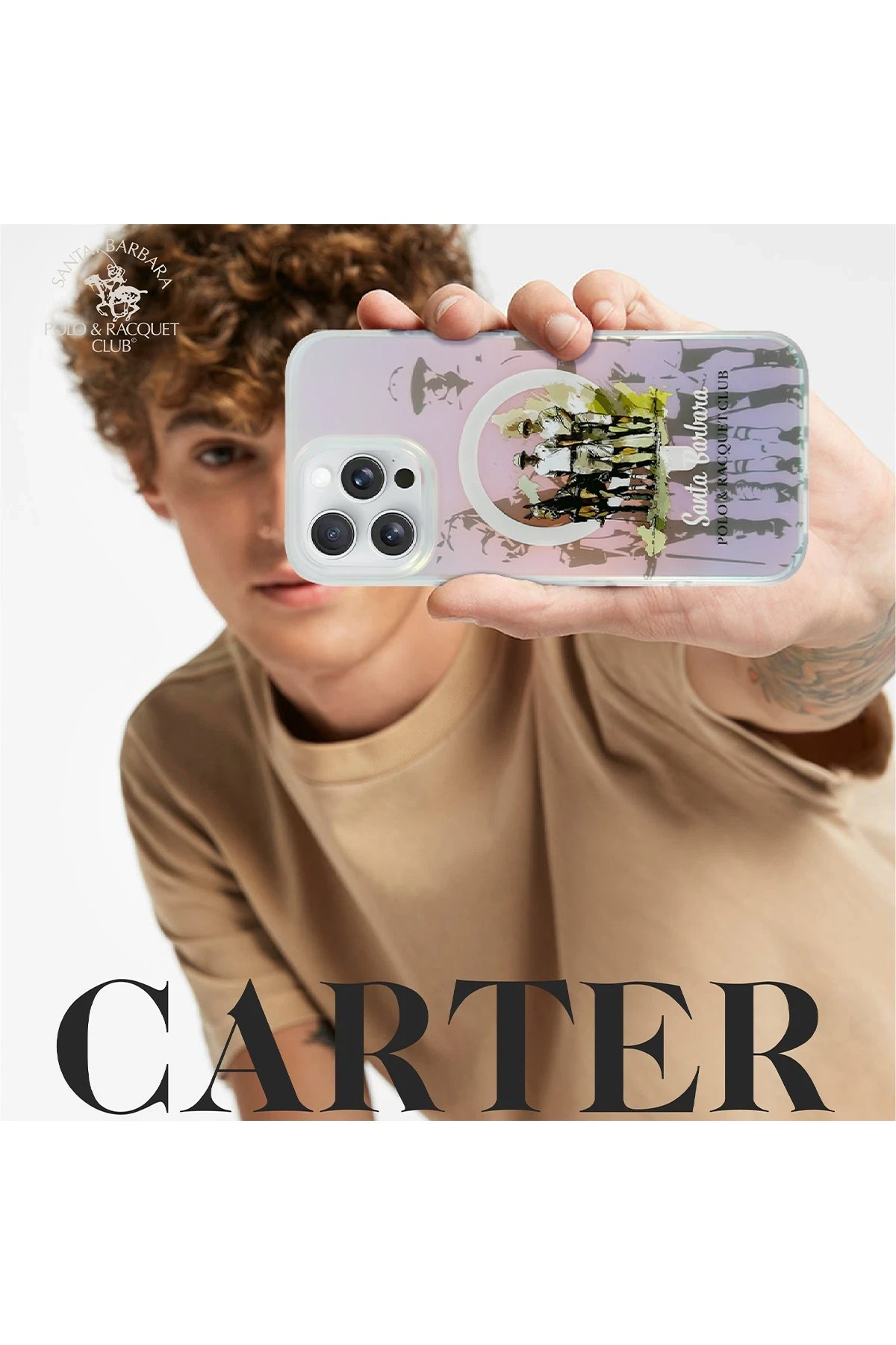 Santa Barbara Polo Racquet Club iPhone 16 Pro Carter Magsafe Kapak - Player