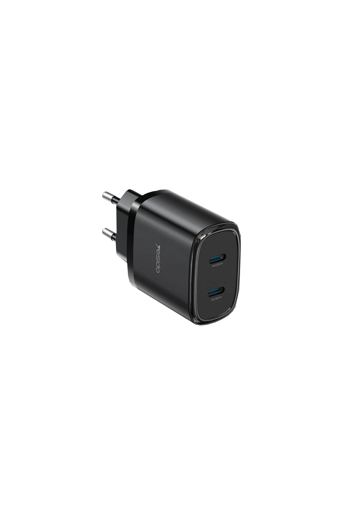 Yesido YC54 2 Adet 20W Type-C Çıkışlı ve 1M 27W Type-C to Lightning Kablolu PD Şarj Cihazı