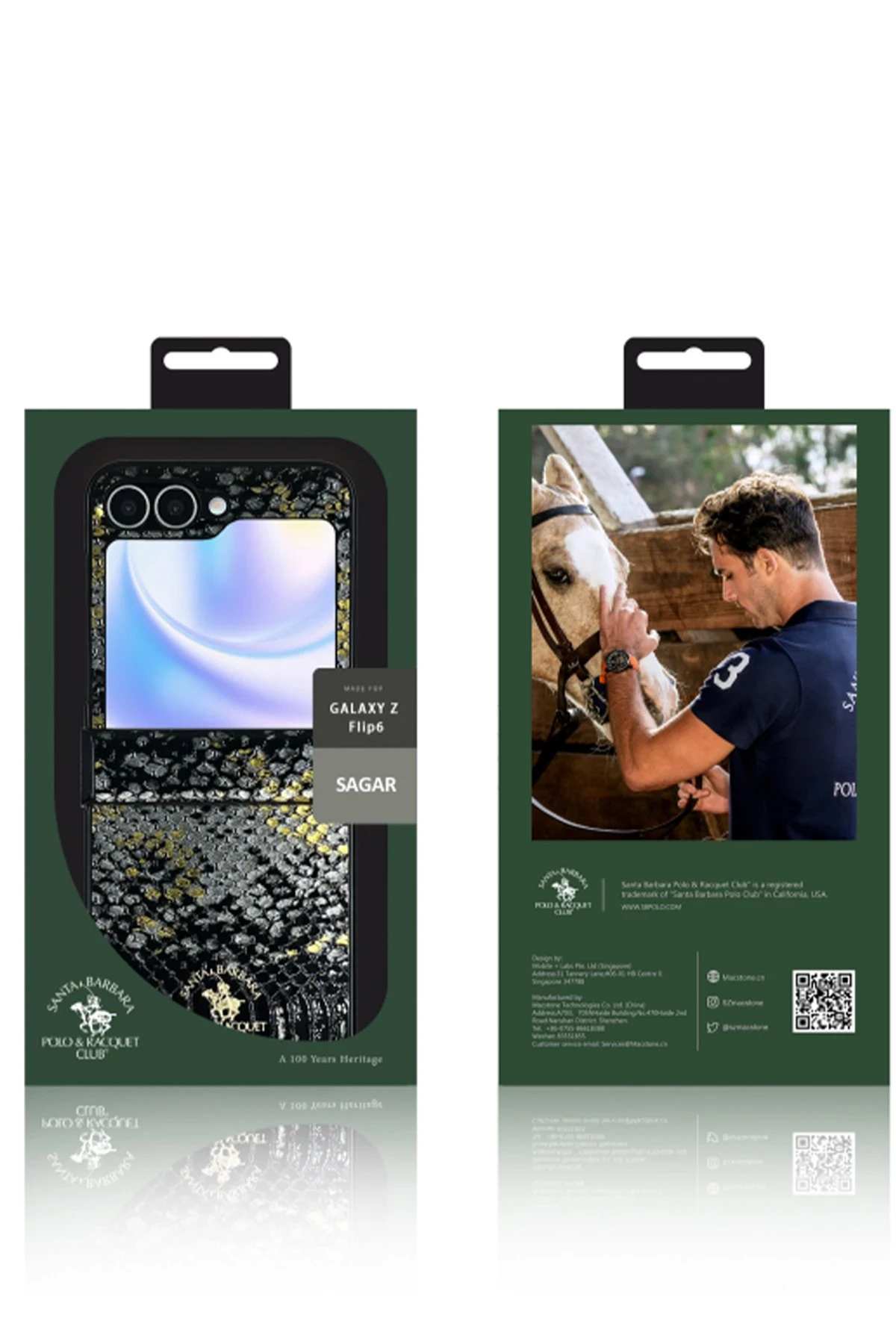Santa Barbara Polo Racquet Club Samsung Galaxy Z Flip 6 Sagar Magsafe Kapak