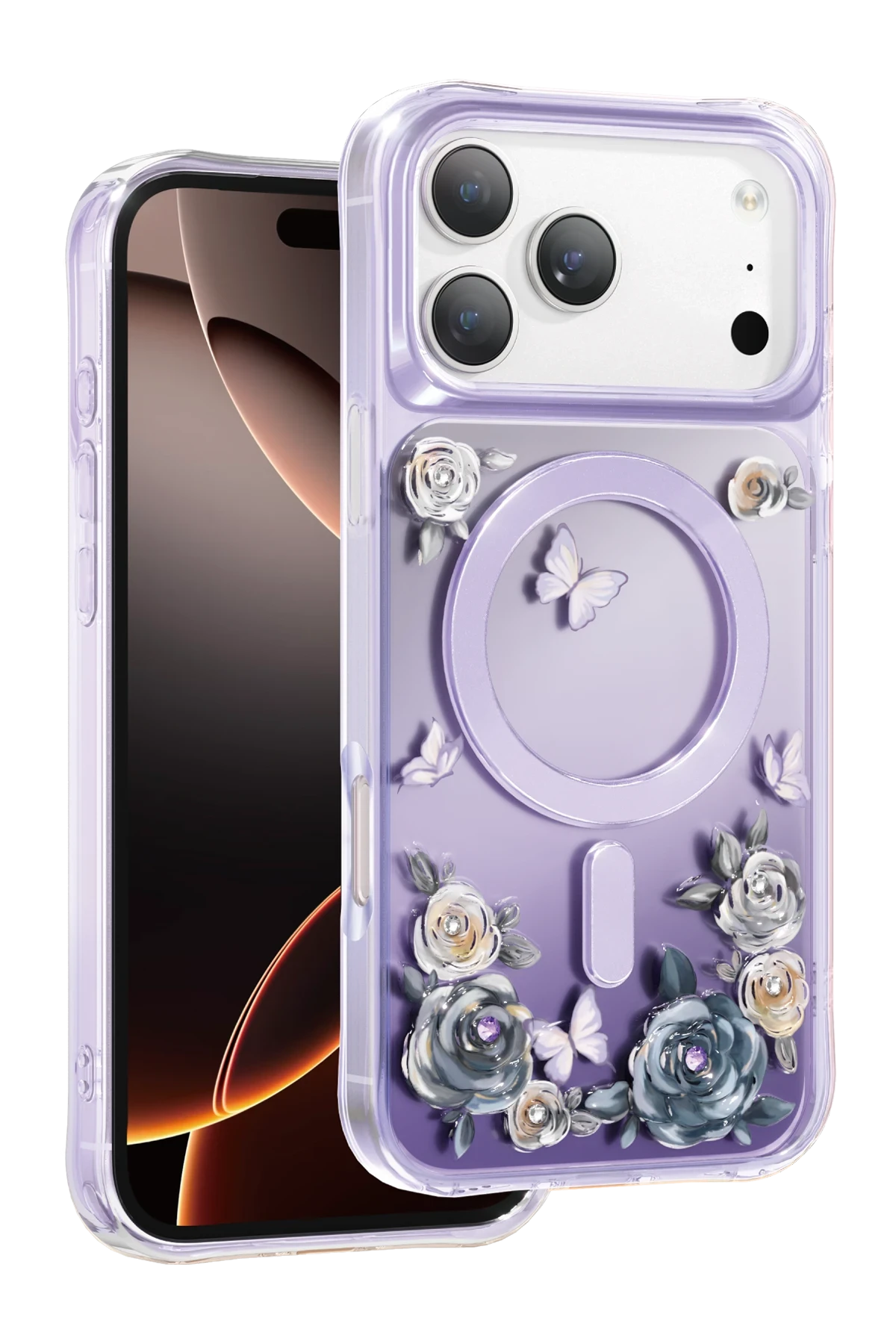 Keephone Apple iPhone 17 Pro Roseland Magsafe Kapak