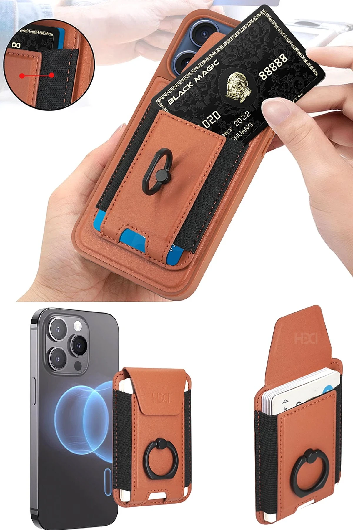HDD iPhone 14 Pro HBC-228 Havana Magnet Kartvizitli Kapak