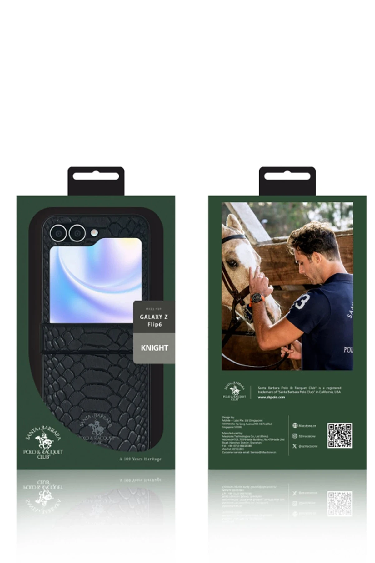 Santa Barbara Polo Racquet Club Samsung Galaxy Z Flip 6 Knight Deri Kapak