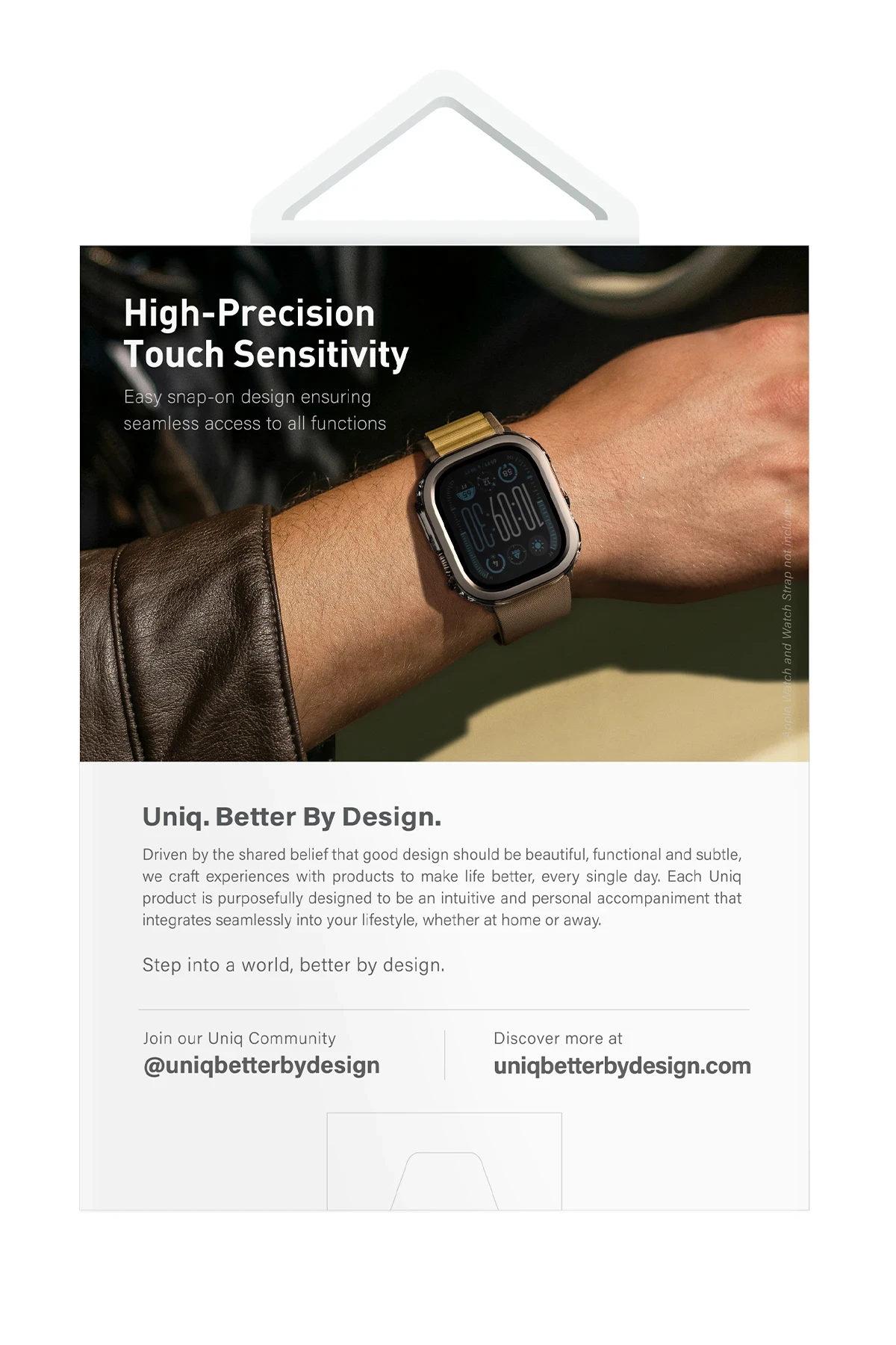 Uniq Watch 46mm Voute Camlı Kasa Ekran Koruyucu