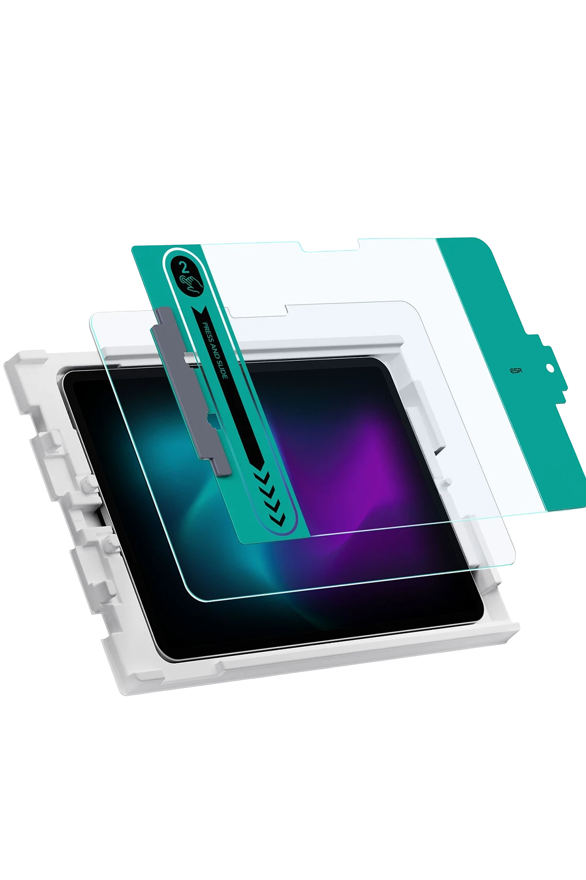 ESR Apple iPad Pro 13 (2024) AutoKit HD Tablet Cam Ekran Koruyucu