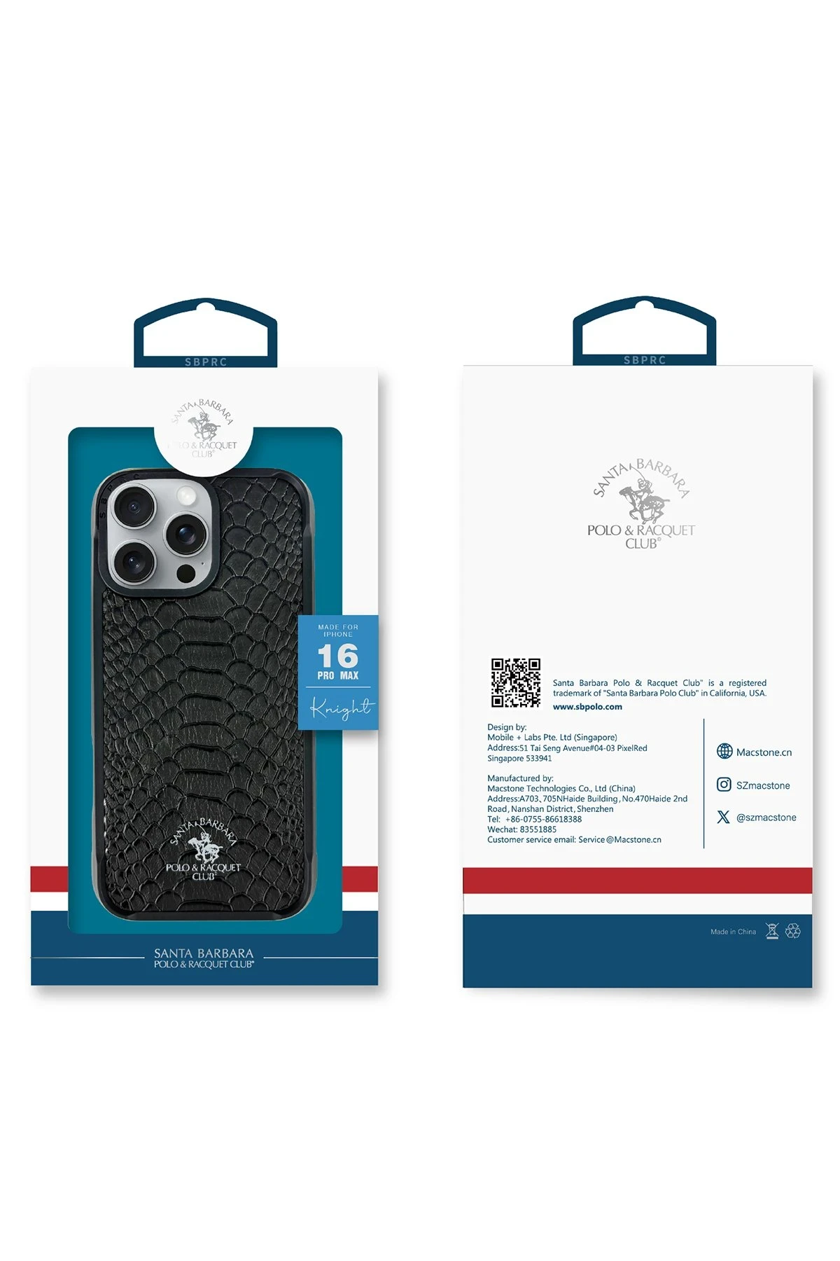 Santa Barbara Polo Racquet Club iPhone 16 Knight Deri Kapak