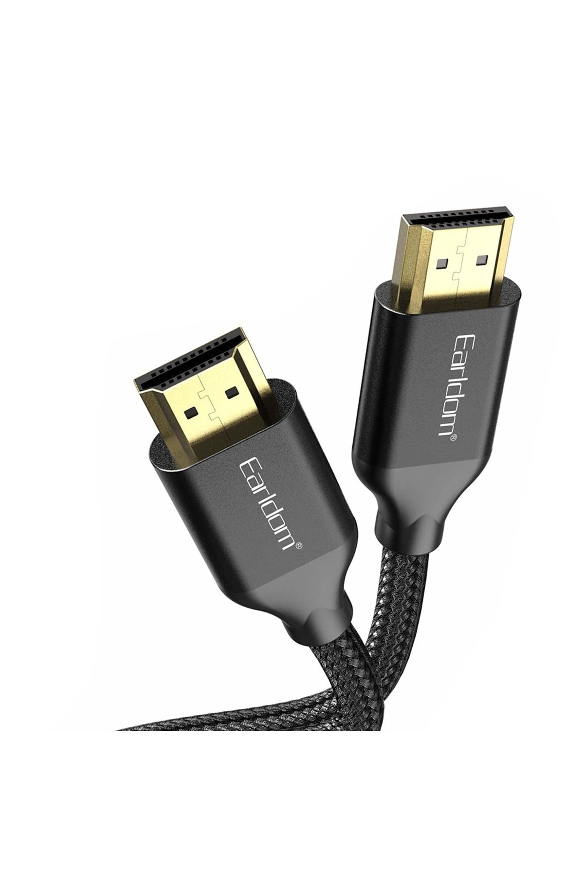 Earldom W26 2m 4K Altın Uçlu Hasır HDMI Kablo
