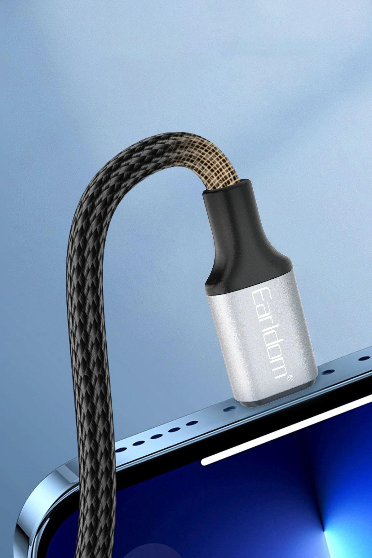 Earldom AUX61 Tak Çalıştır 1M Type-C to 3.5mm Dijital Aux Kablo