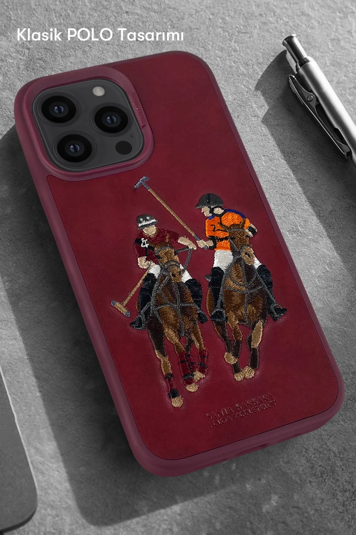 Santa Barbara Polo Racquet Club iPhone 13 Pro Jockey Deri Kapak