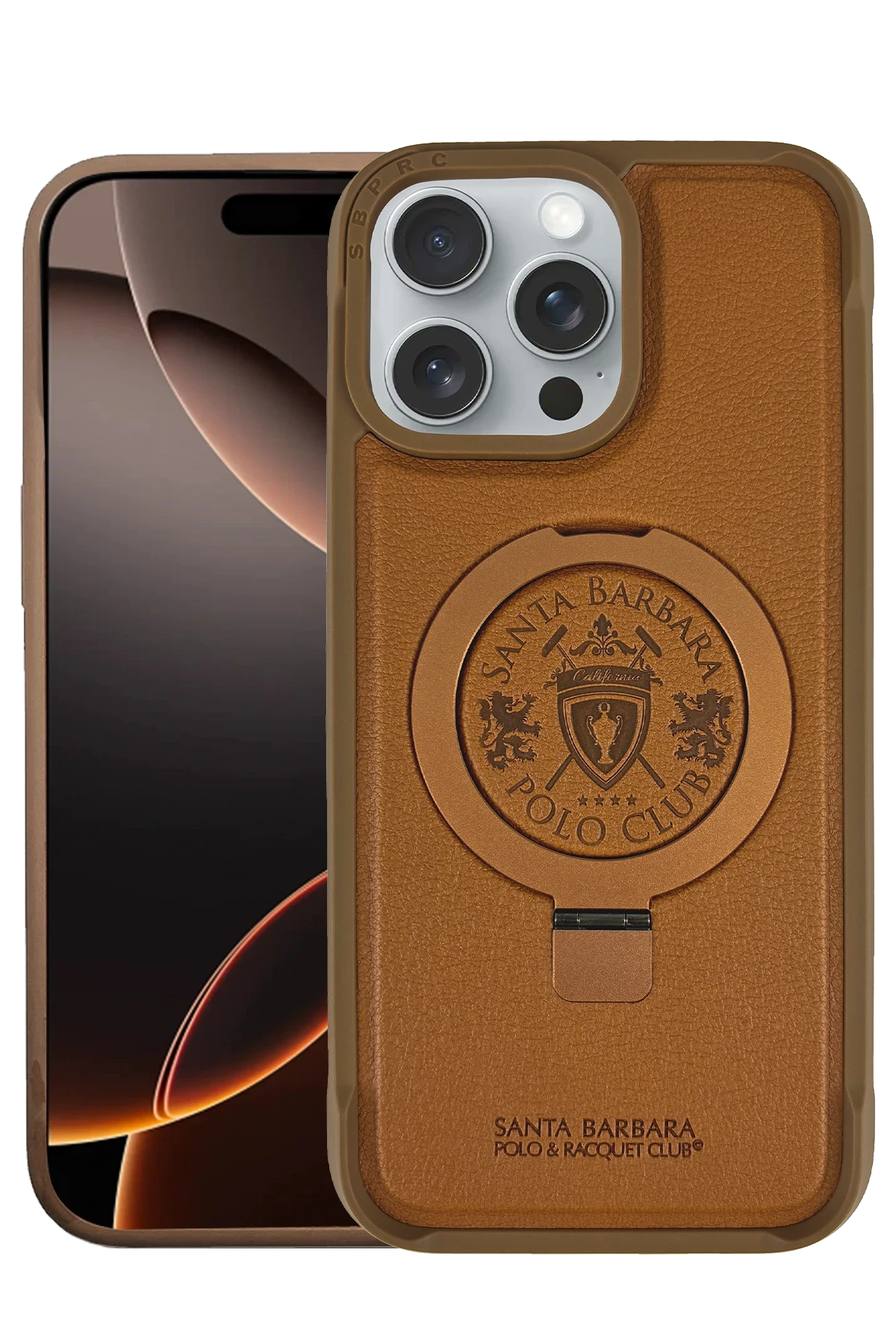 Santa Barbara Polo Racquet Club iPhone 16 Pro Max Primo Magsafe Stand Kapak