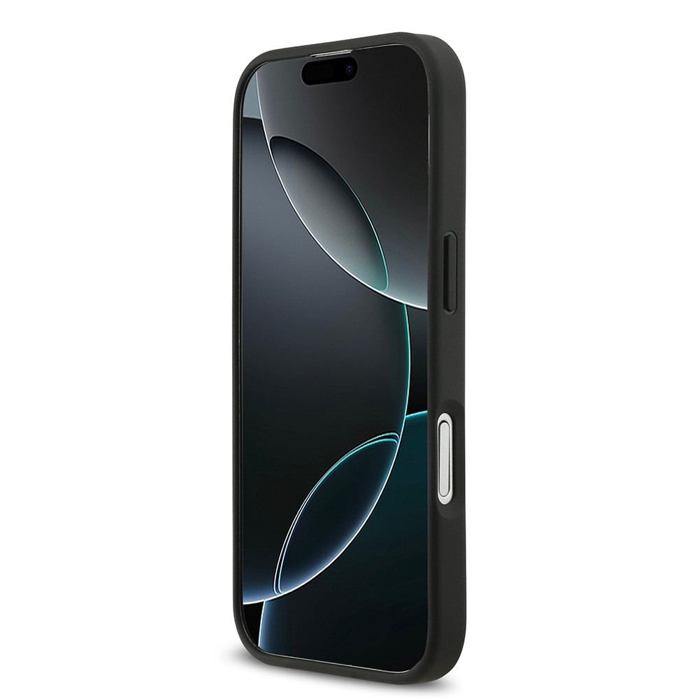 Apple iPhone 17 Kılıf Lacoste Orjinal Lisanslı M-safe Şarj Özellikli PU Pike Desenli Metal Logolu Kartlıklı Kapak