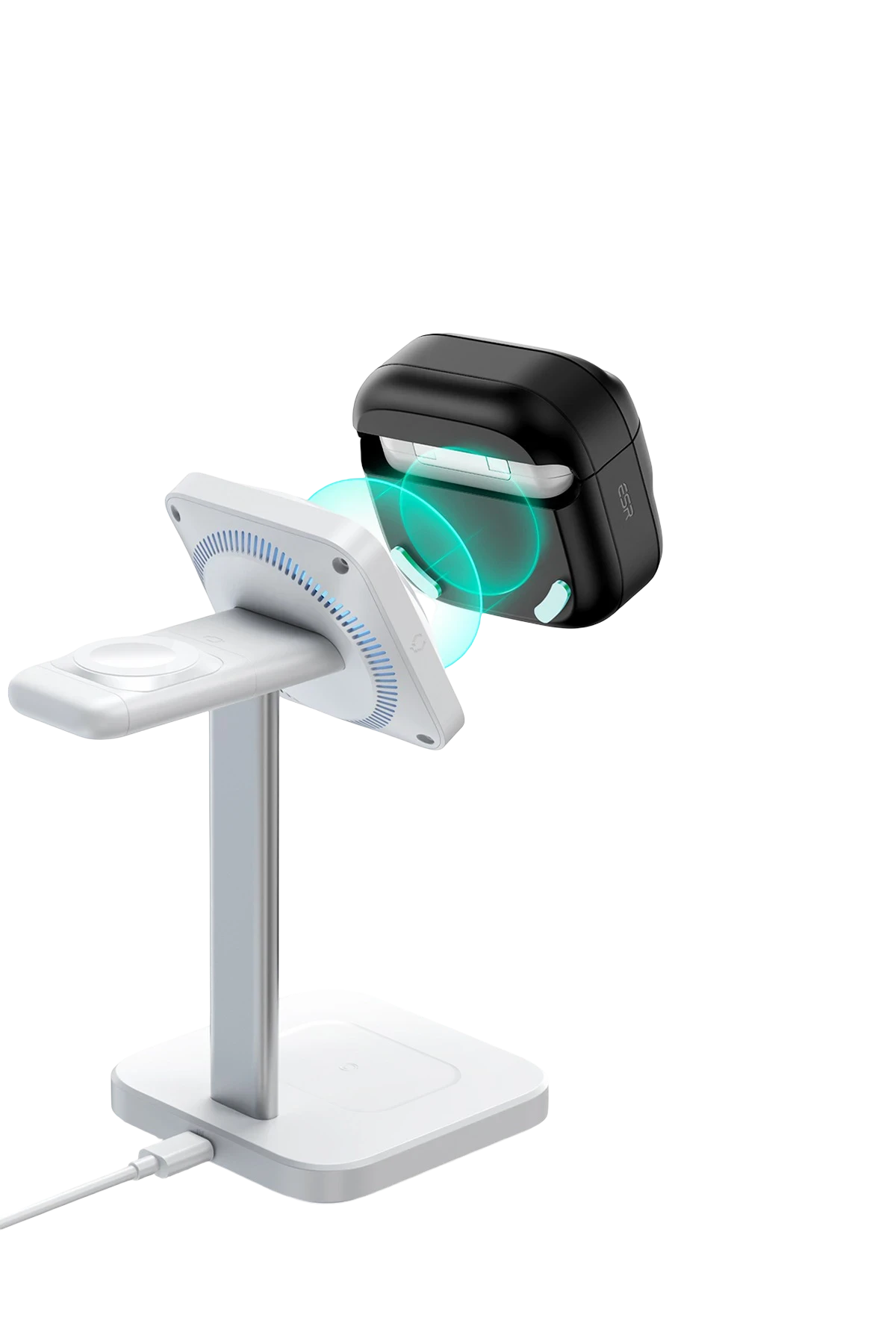 ESR Apple Airpods 4 (4.nesil) Pulse FlickLock Magsafe Şarj Destekli Kilitli Kılıf