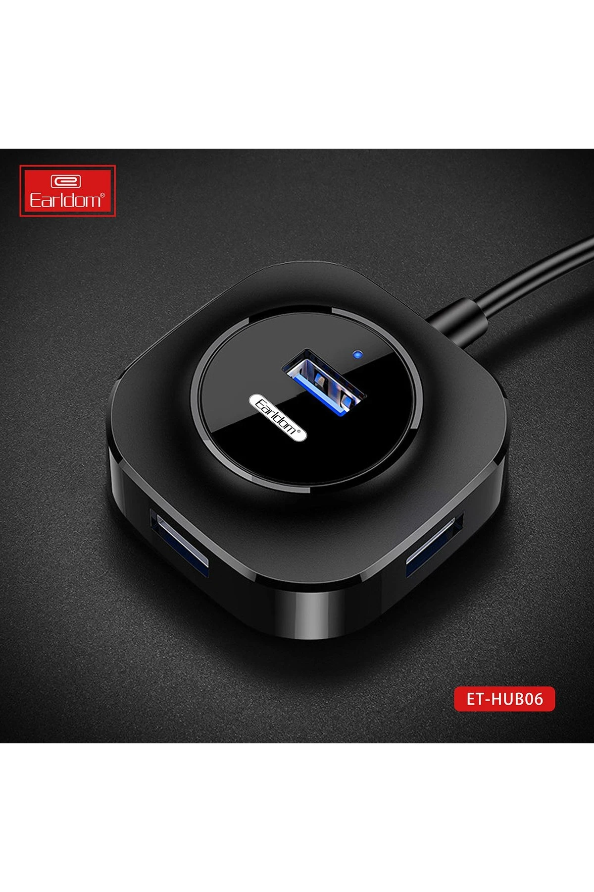 Earldom HUB06 Tak Çalıştır 4 Adet Usb 2.0 Çıkışlı Usb Çoklayıcı