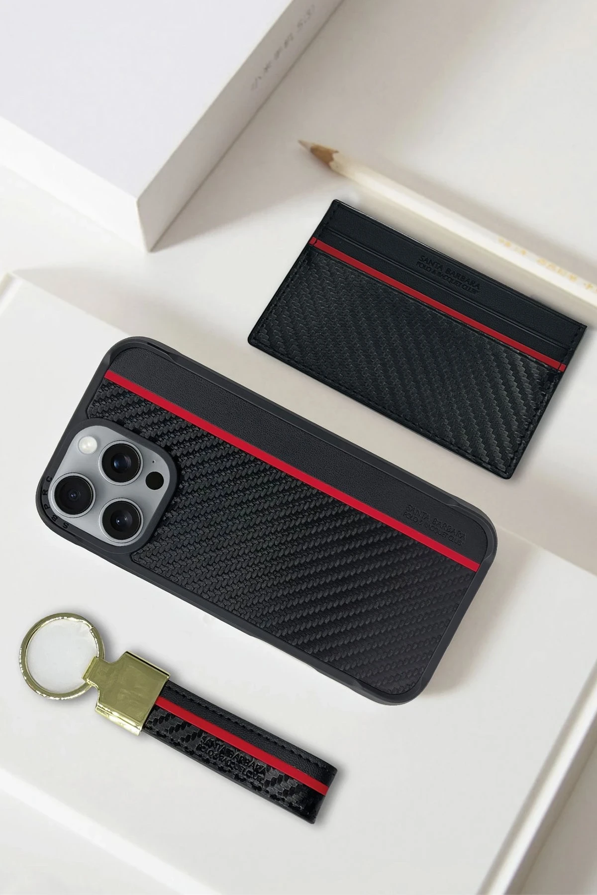 Santa Barbara Polo Racquet Club iPhone 16 Pro Max Hazel Karbon Set Kapak
