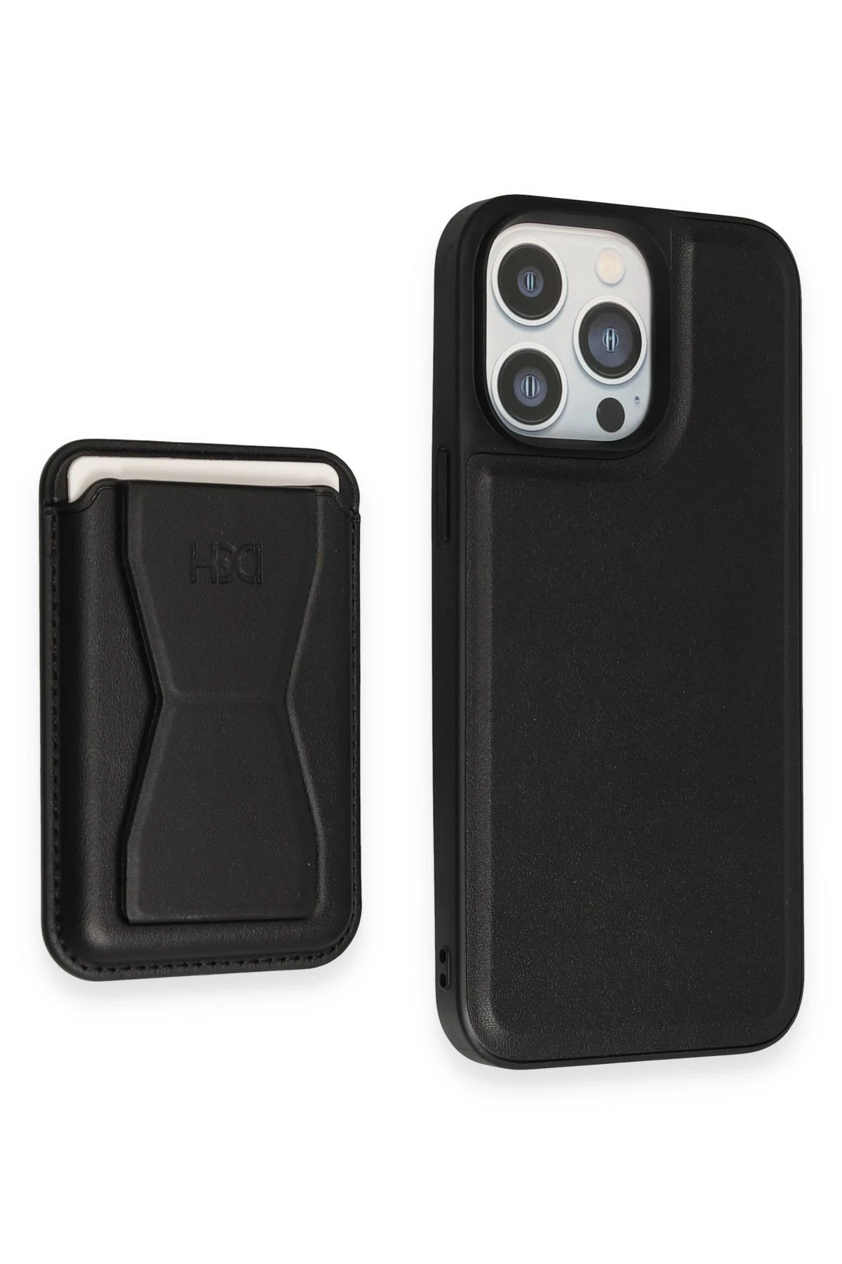 HDD iPhone 14 Pro Kılıf HD Deri Luxury Magnet Kartvizitli Kapak