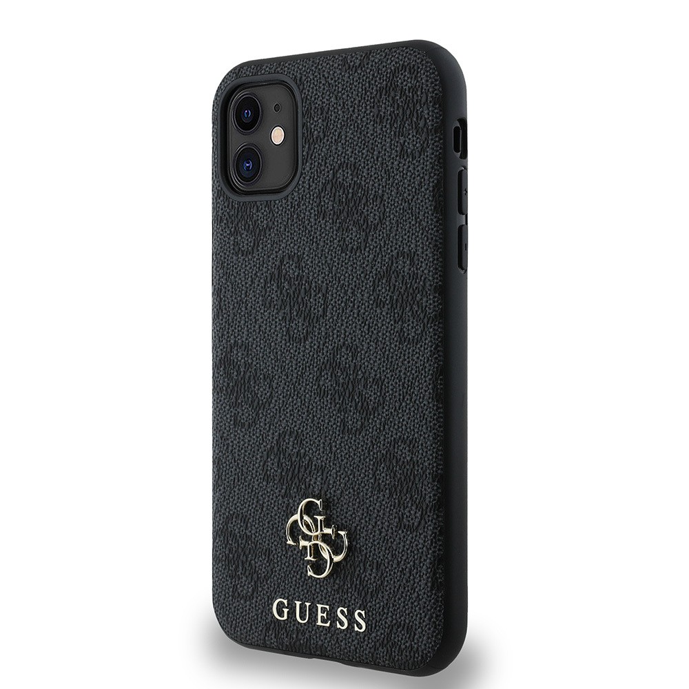 Apple iPhone 11 Kılıf Guess Orjinal Lisanslı M-safe Şarj Özellikli Small 4G Classic Kapak
