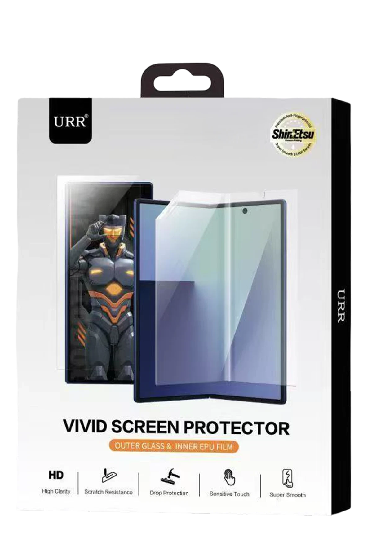 URR Samsung Galaxy Z Fold 7 Vivid 2in1 Ön Arka Ekran Koruyucu