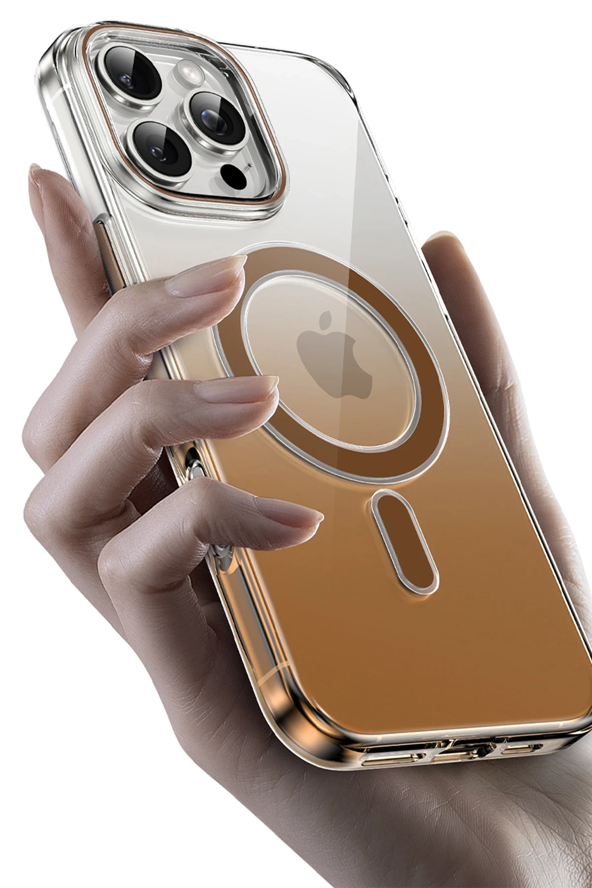 Keephone iPhone 16 Pro Max Aurora Pro Magsafe Kılıf - Siyah Titanyum