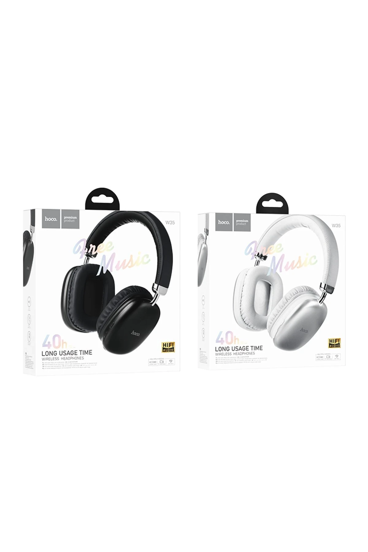 Hoco. W35 Kablosuz Bluetooth Kafaüstü Kulaklık