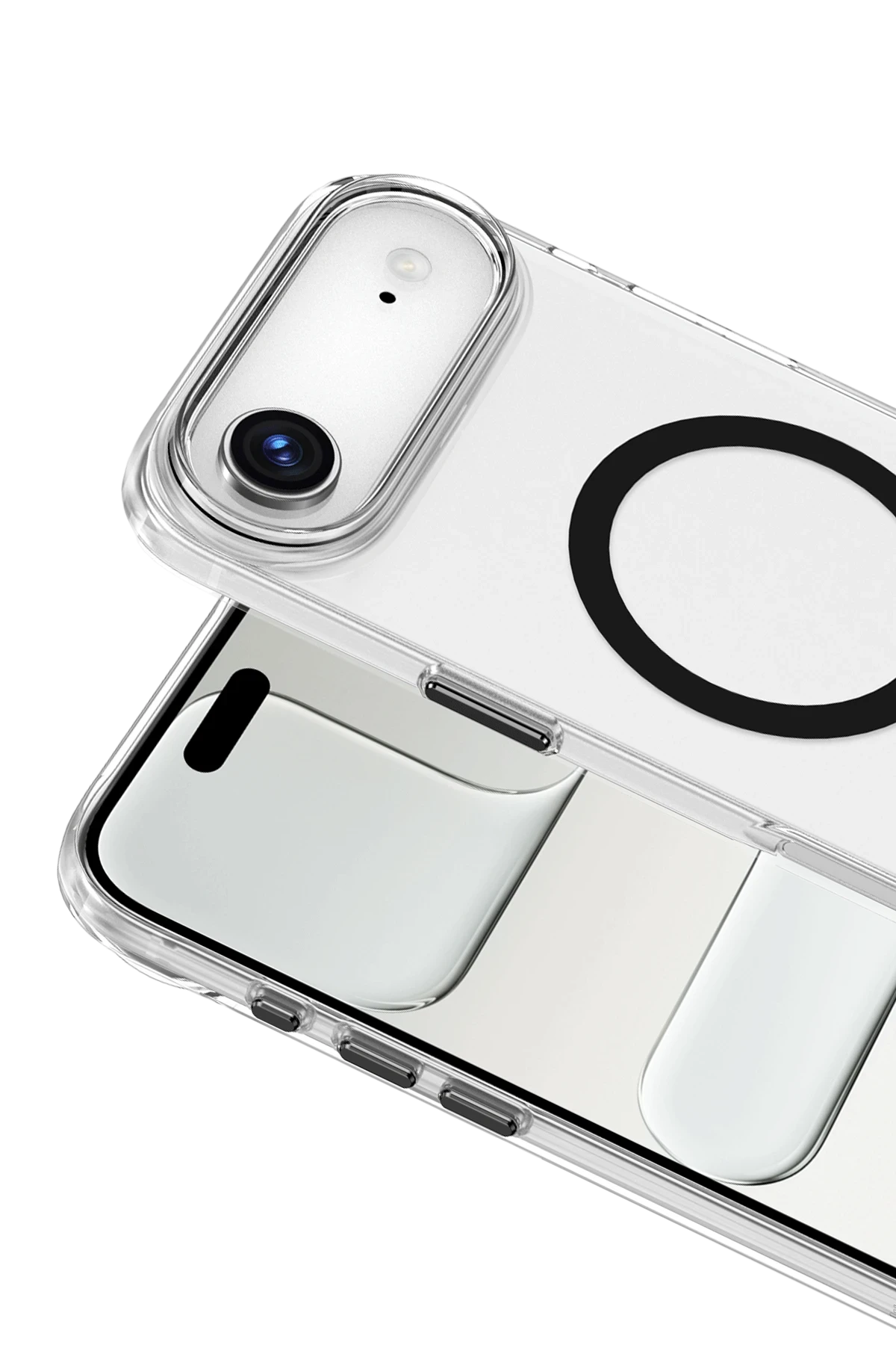 Keephone Apple iPhone 17 Air Aurora Şeffaf Magsafe Kılıf