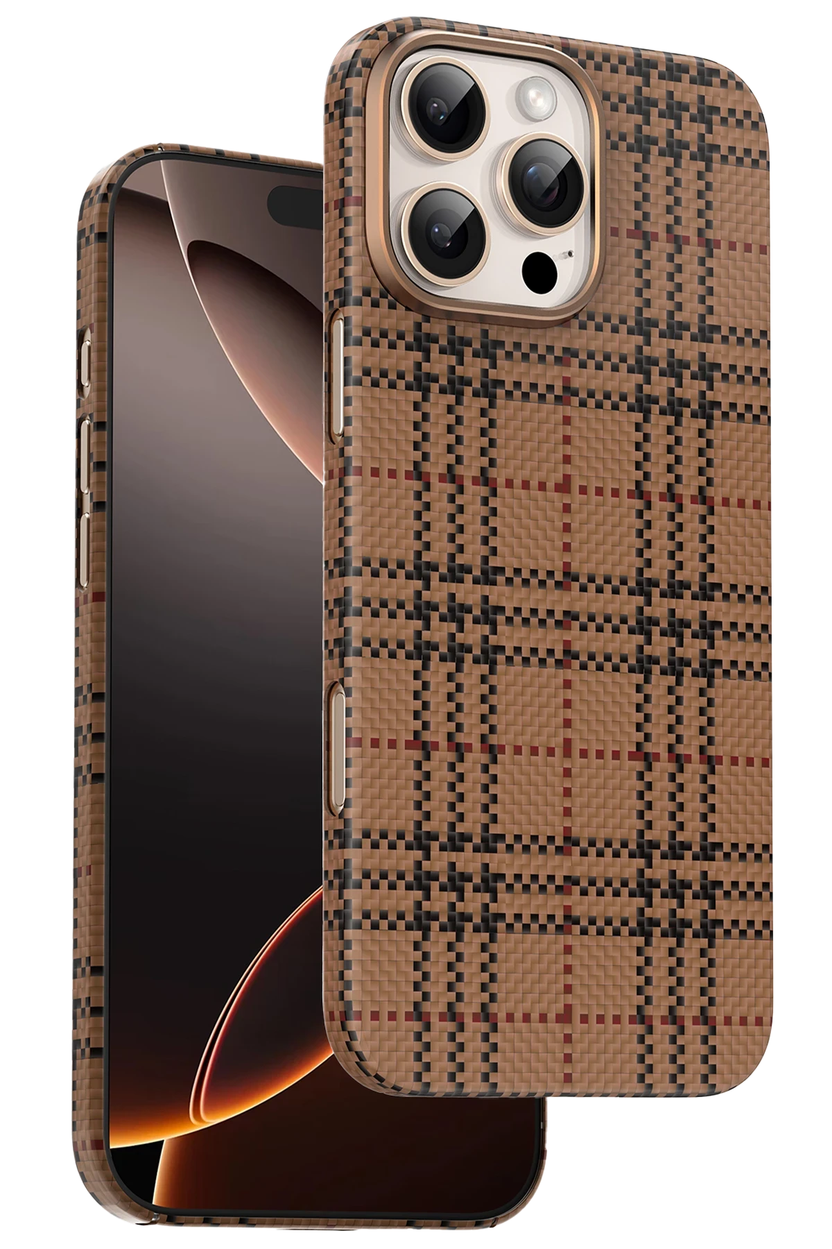 Keephone iPhone 16 Pro Max Scots Kevlar Magsafe Kılıf