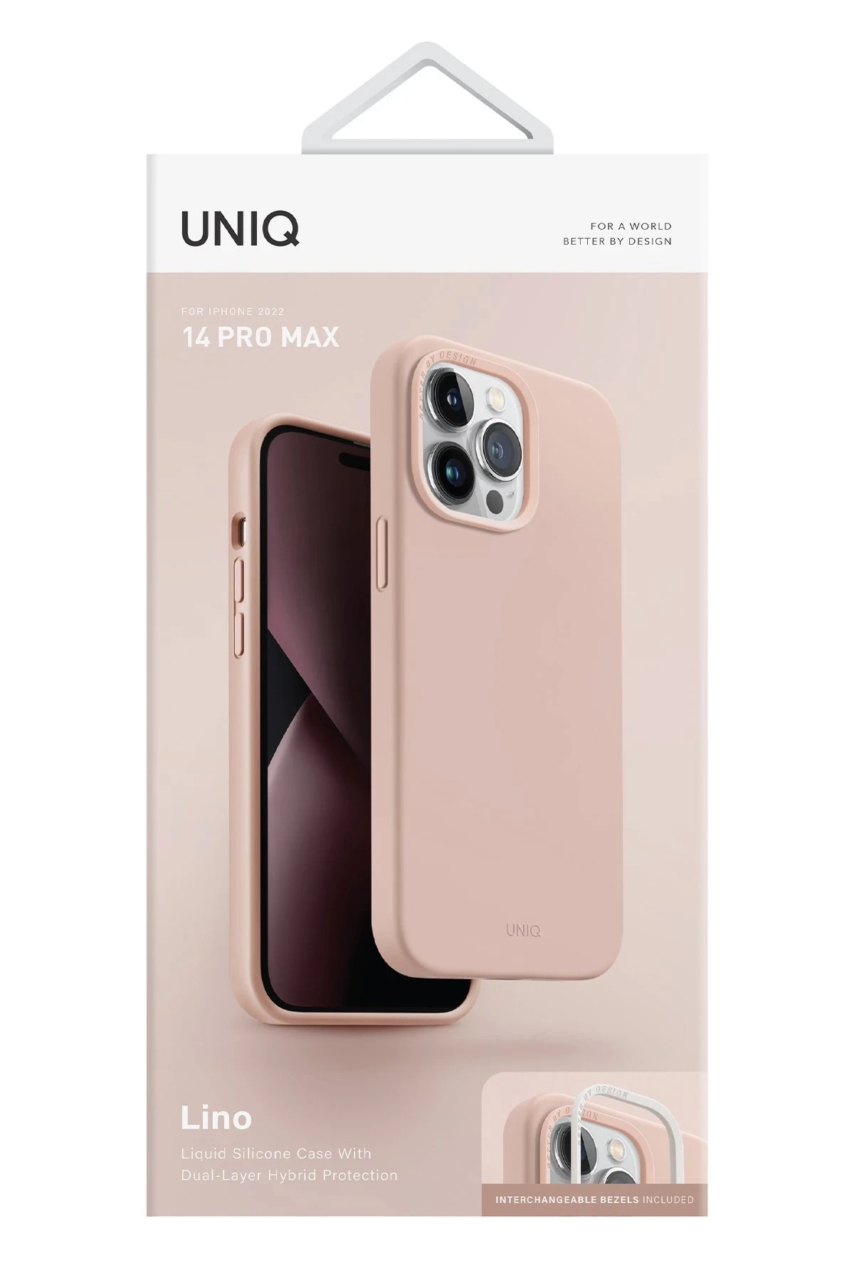 Uniq iPhone 14 Pro Max Lino Silikon Kapak