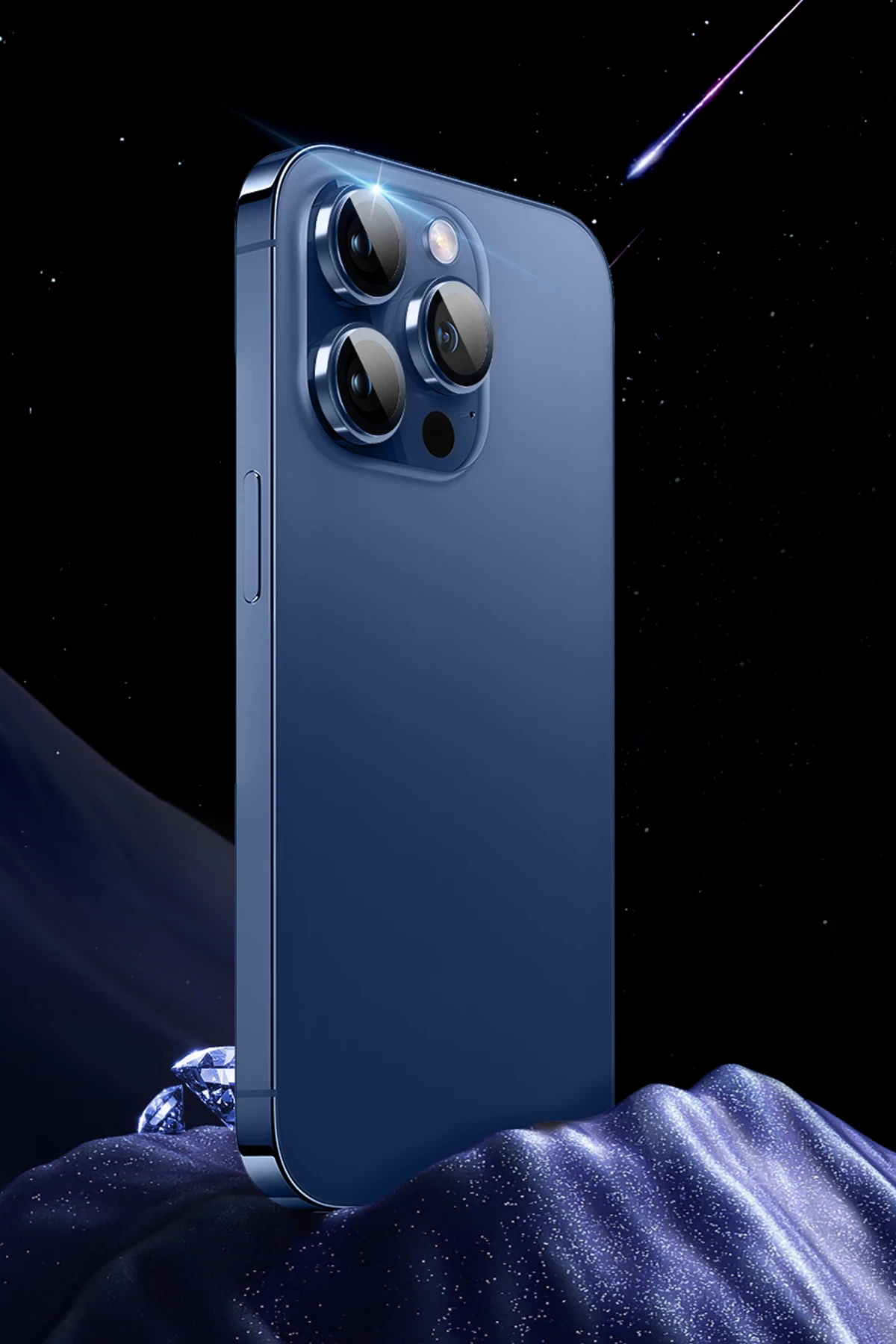 URR iPhone 17 Sapphire PVDSS Kamera Lens Koruyucu