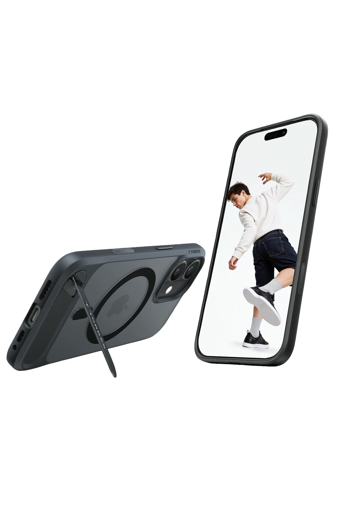 Torras Apple iPhone 17 P Stand Serisi Magsafe Kılıf